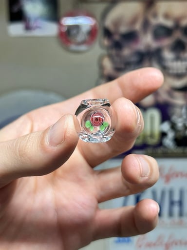 Preview pic of Rose mille bead