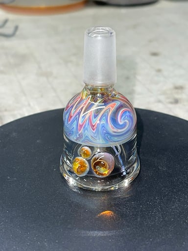 Preview pic of Tie dye wigwag color, 14mm 1 hole