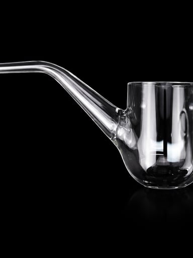 Preview pic of Clear Layback Glass Pipe Attachment for Puffco Proxy
