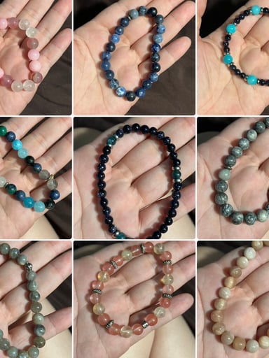 Preview pic of Crystal bracelet lot