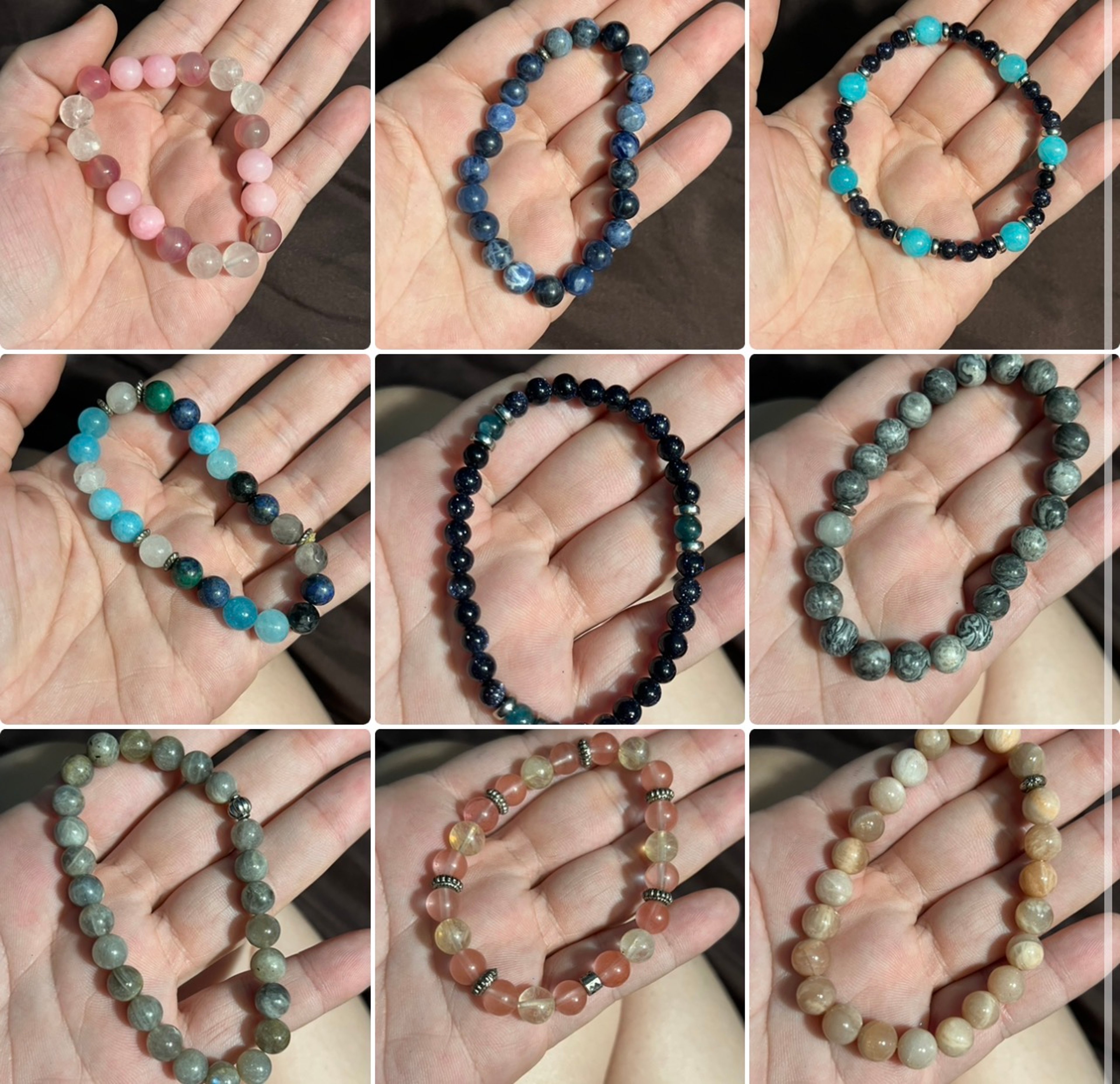 Crystal bracelet lot image 0