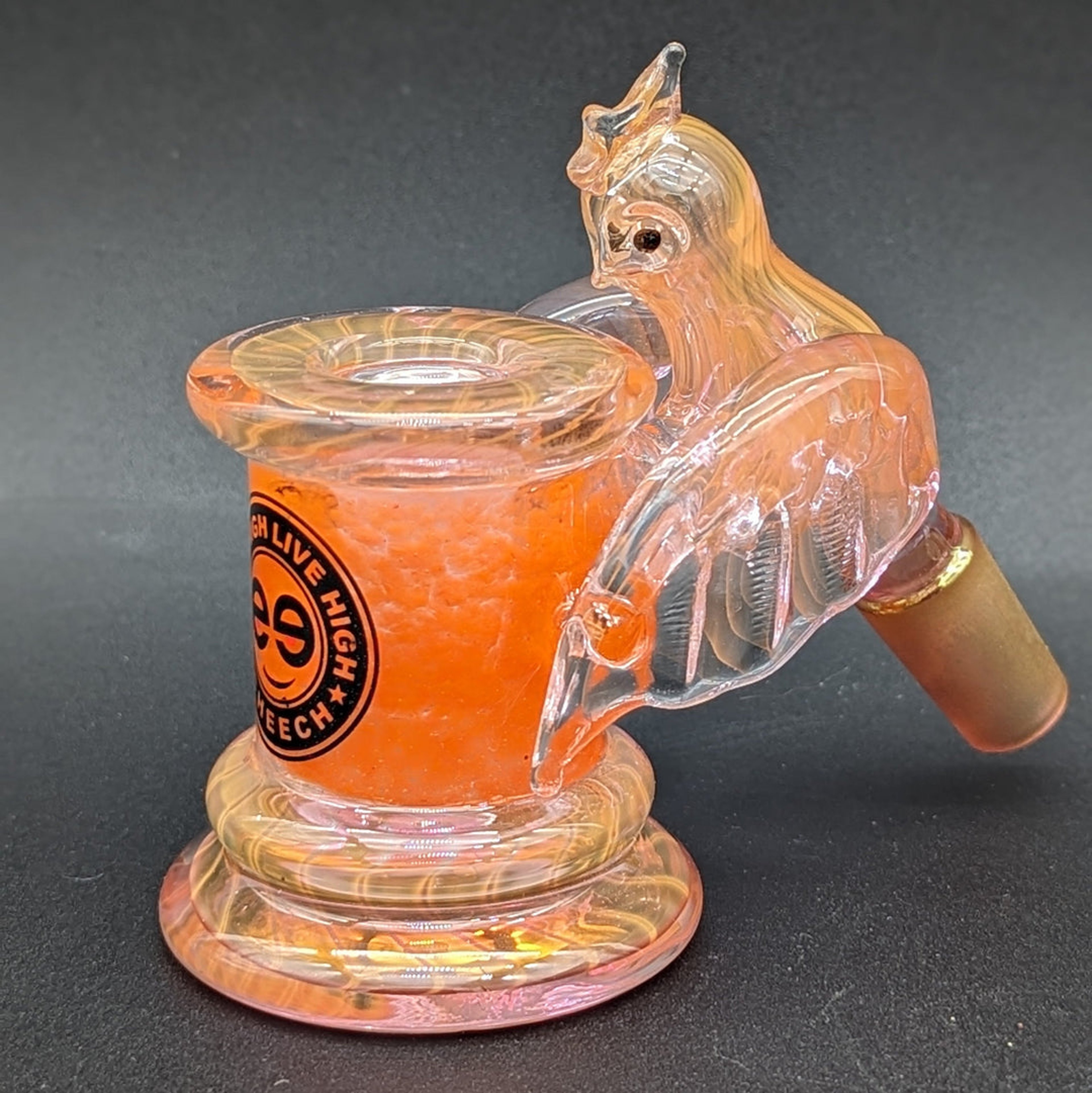 Preview pic of CHEECH GLASS FUMED BIRD ASH CATCHER 14MM