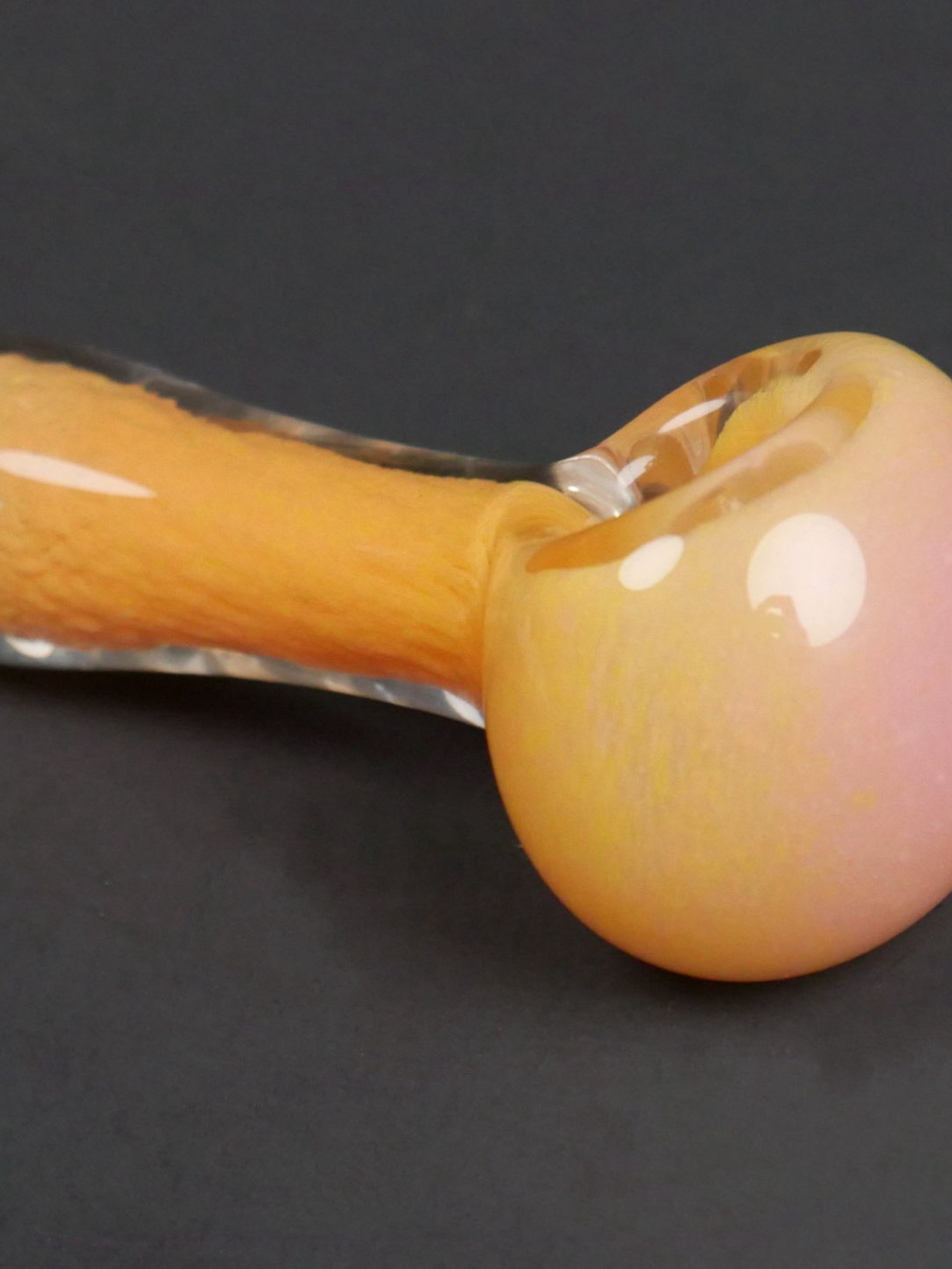 Preview pic of Pink Yellow Orange Fade Frit Pipe