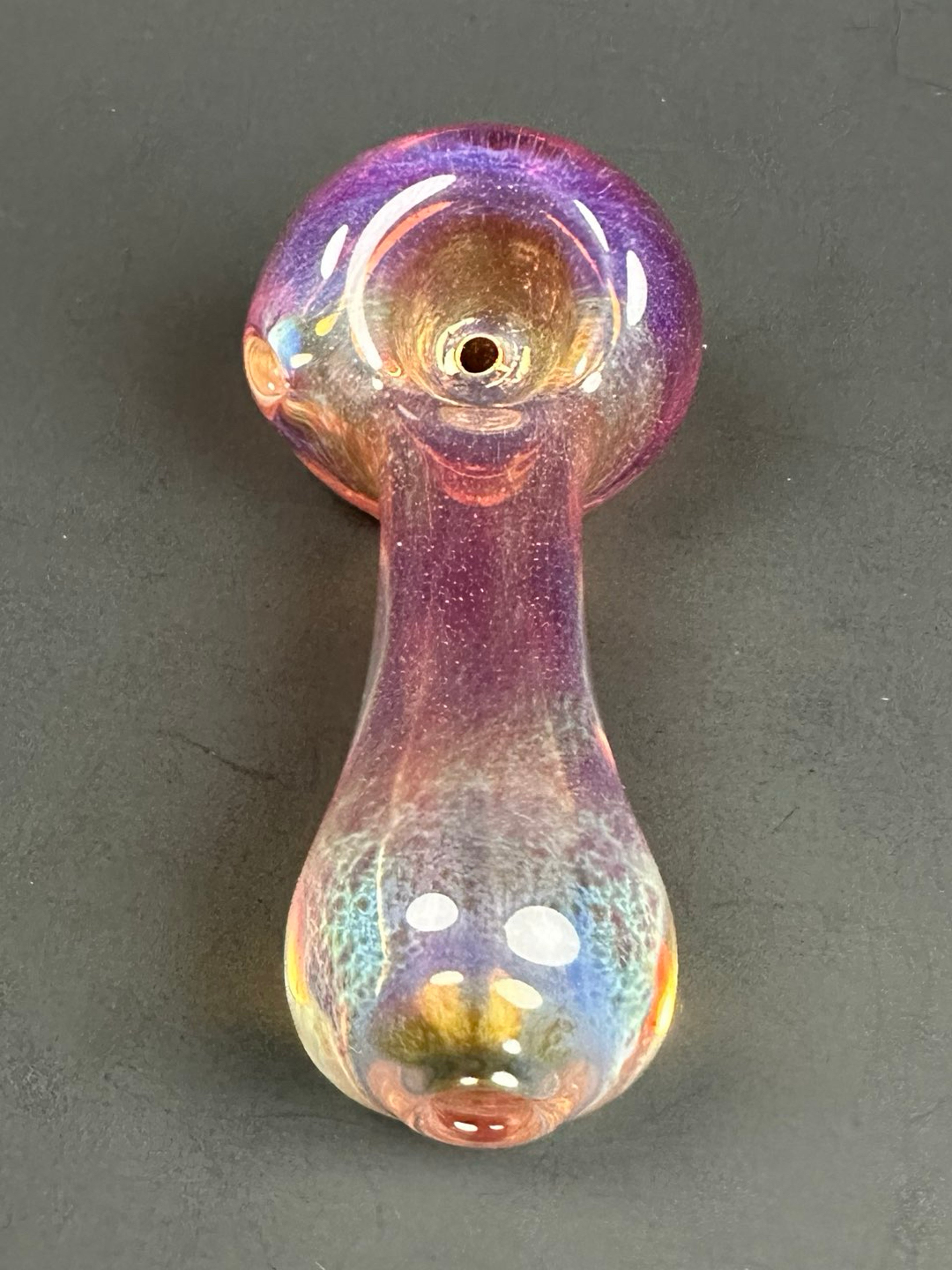 Preview pic of Amber Purple Glass Pipe