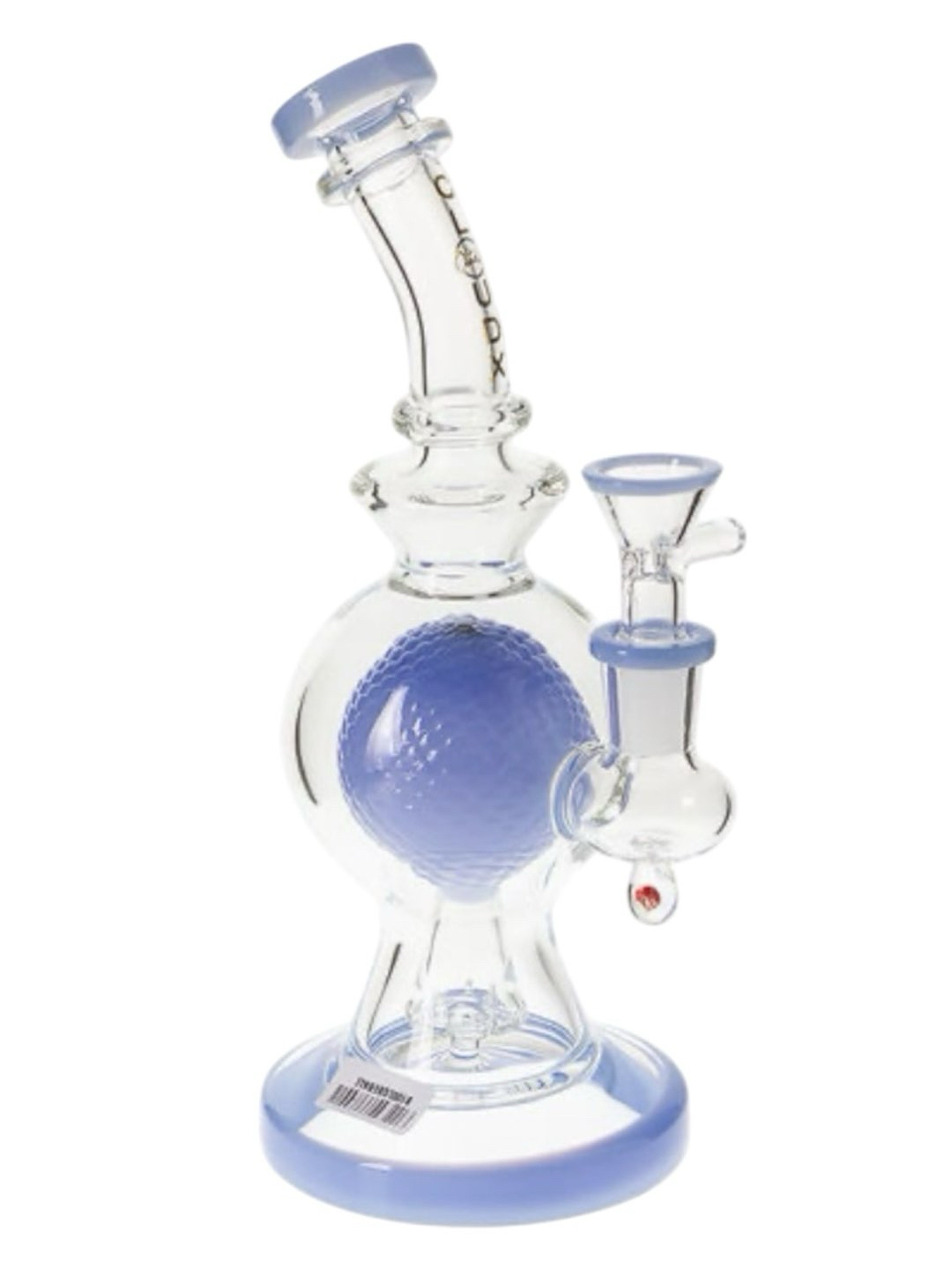 Preview pic of Cali CloudX 8” Disco Ball 🪩 Dab Rig in Milky Blue