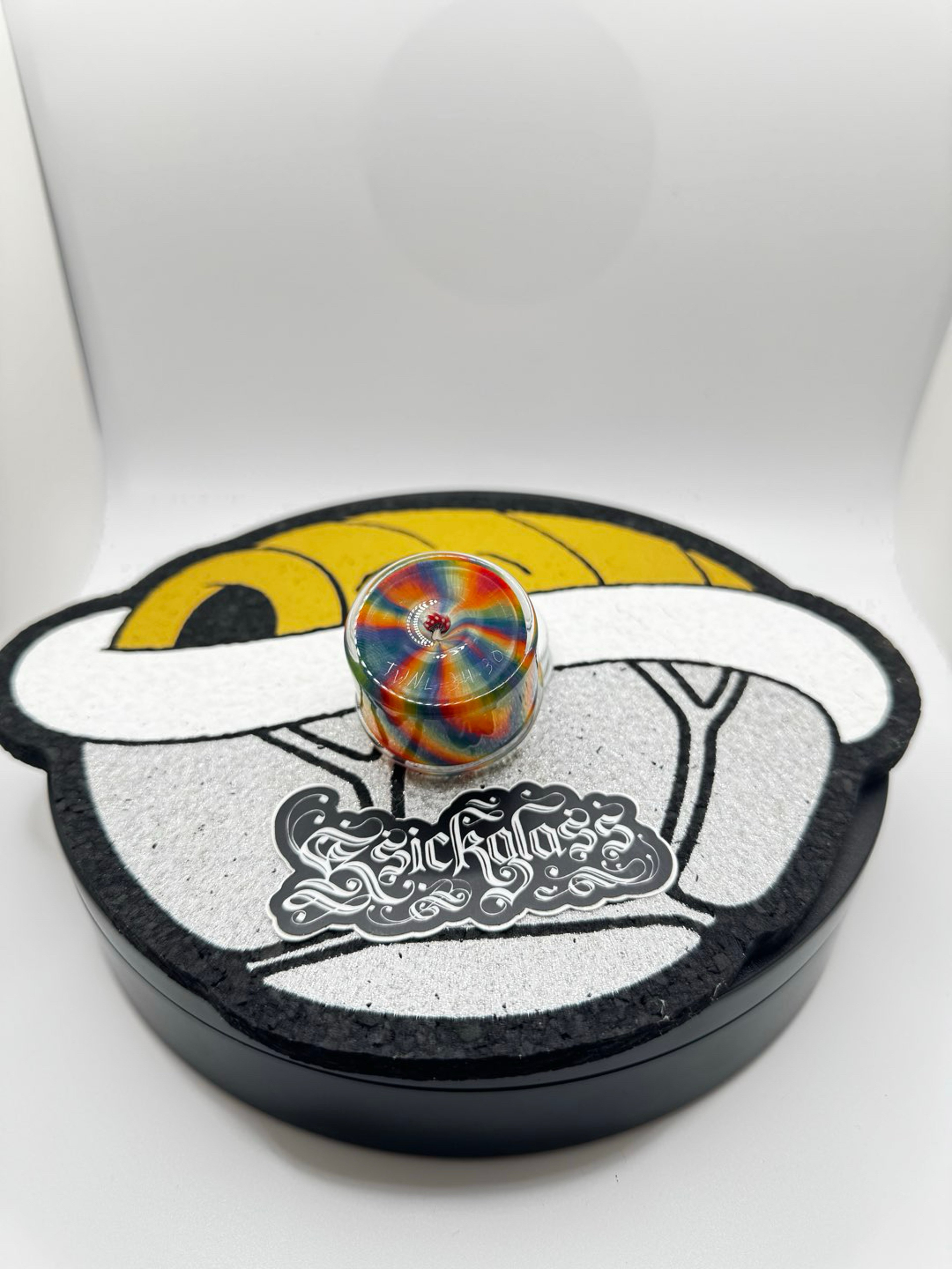 KSickGlass heady jar with mil chip image 0