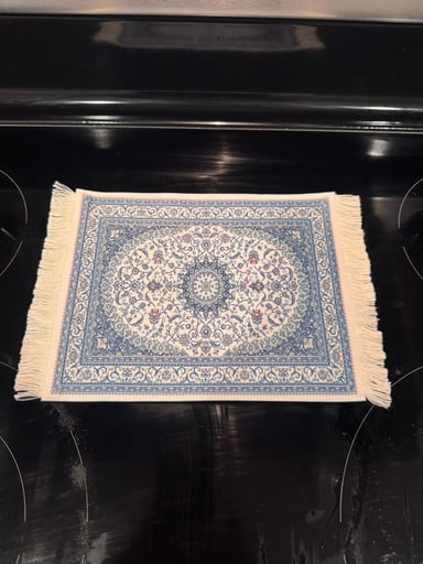 Preview pic of Blue Persian Rug Dab Mat