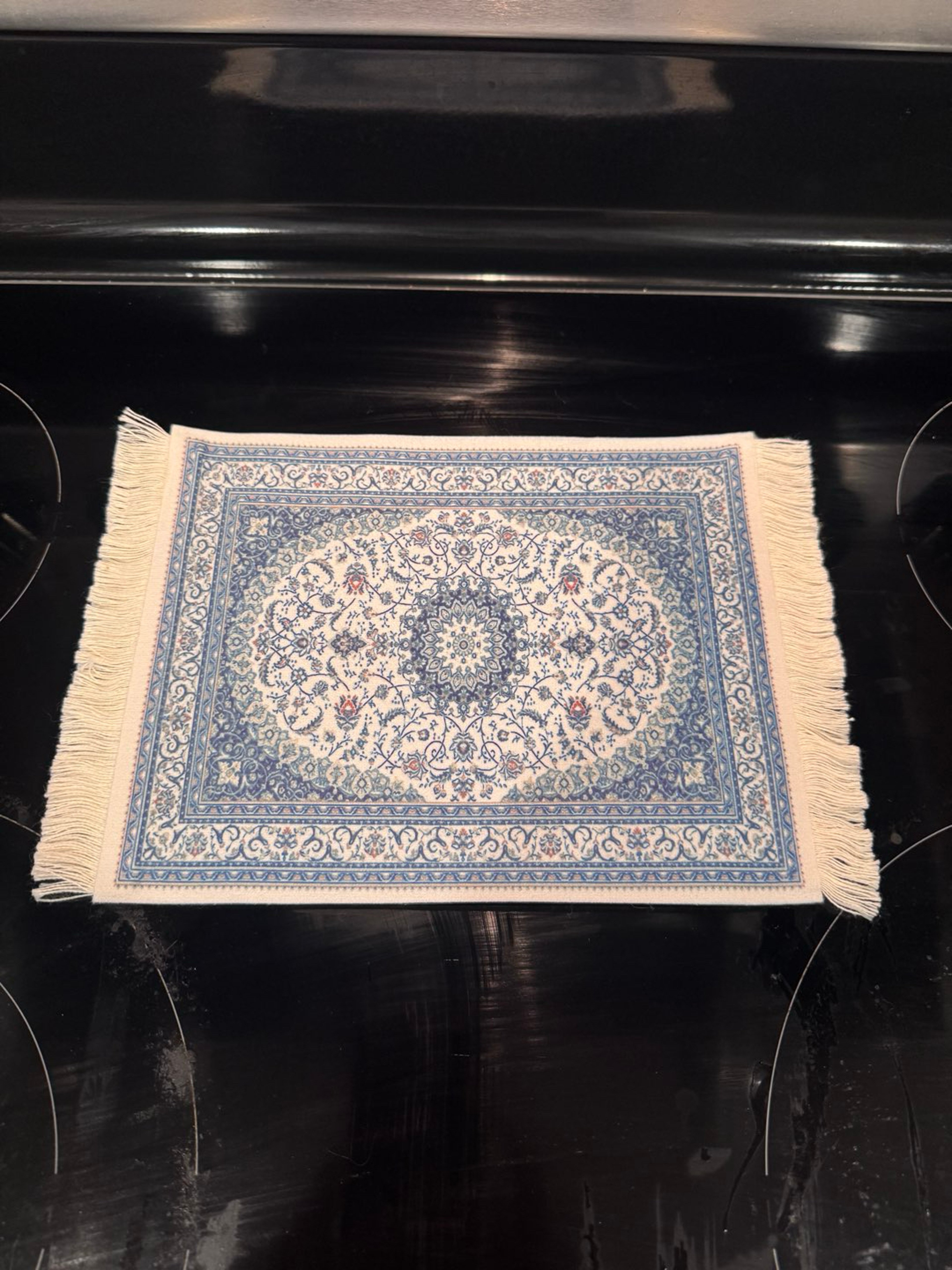 Preview pic of Blue Persian Rug Dab Mat