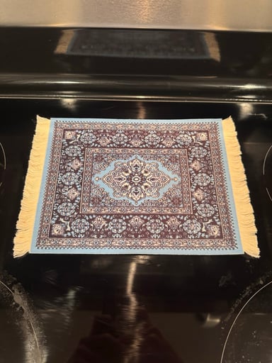 Preview pic of Blue Persian Rug Dab Mat