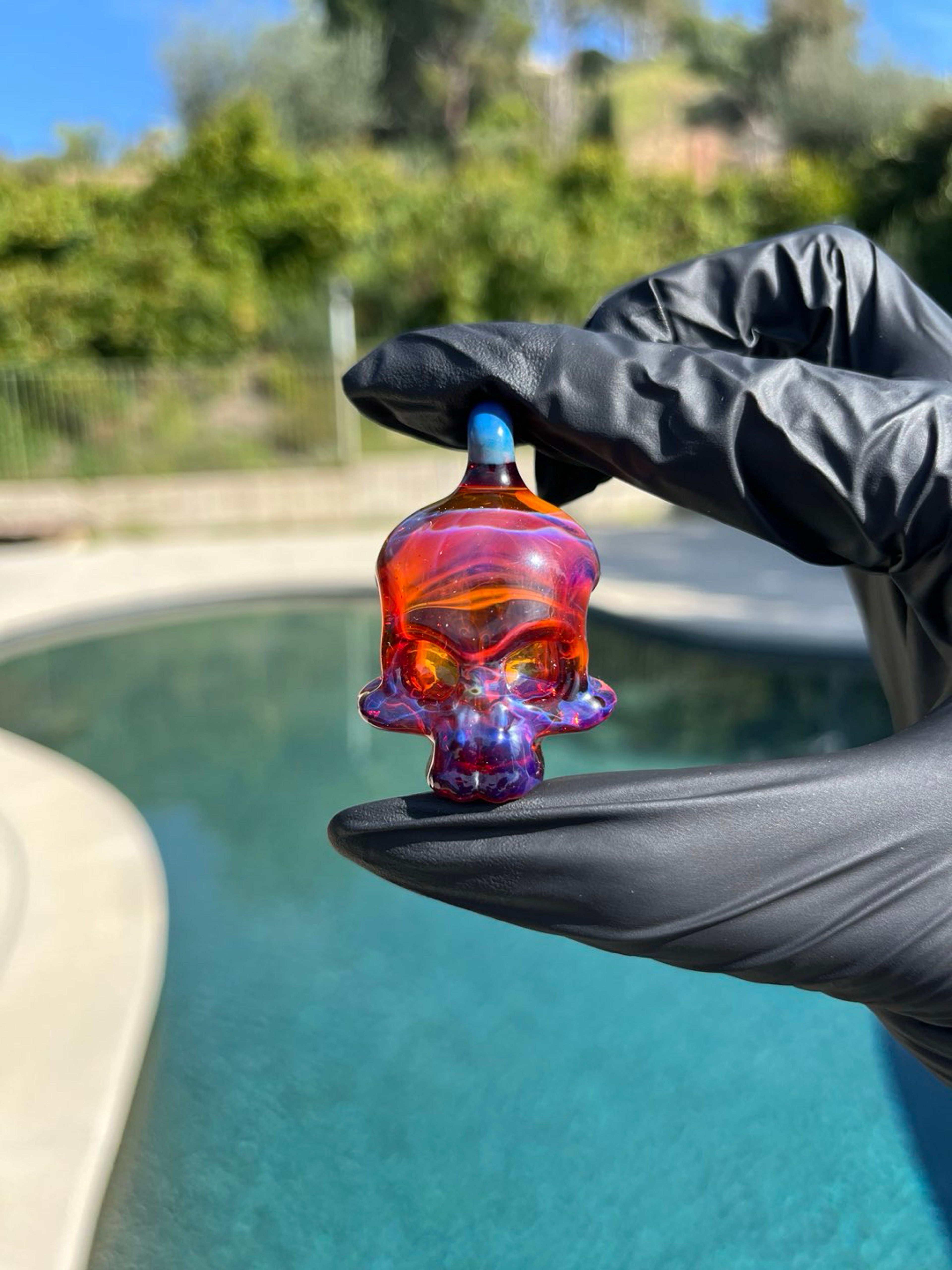 KBerg Lokis Lipstick Skull Pendant image 0