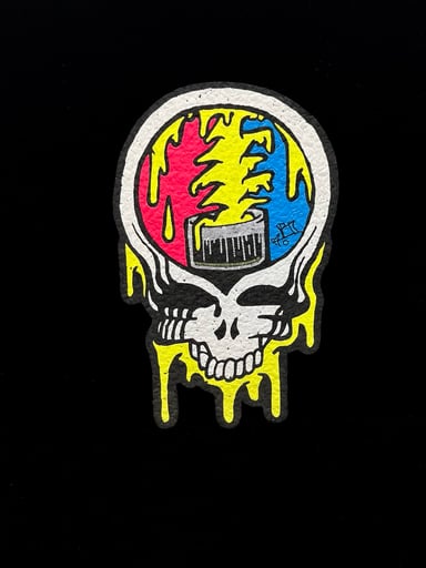 Preview pic of UV Steal Your Dab Stealie Mat by Aaron Brooks (abooksart) x Moodmatsr