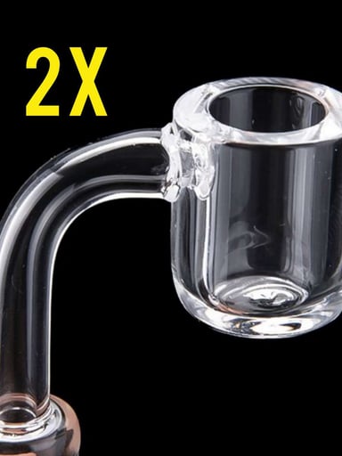 Preview pic of QTY 2x 14mm Quartz Banger