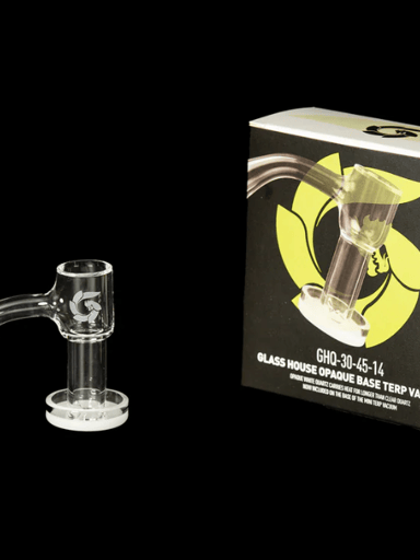 Preview pic of Glasshouse Opaque Base Terp Vacuum 14male 45degree