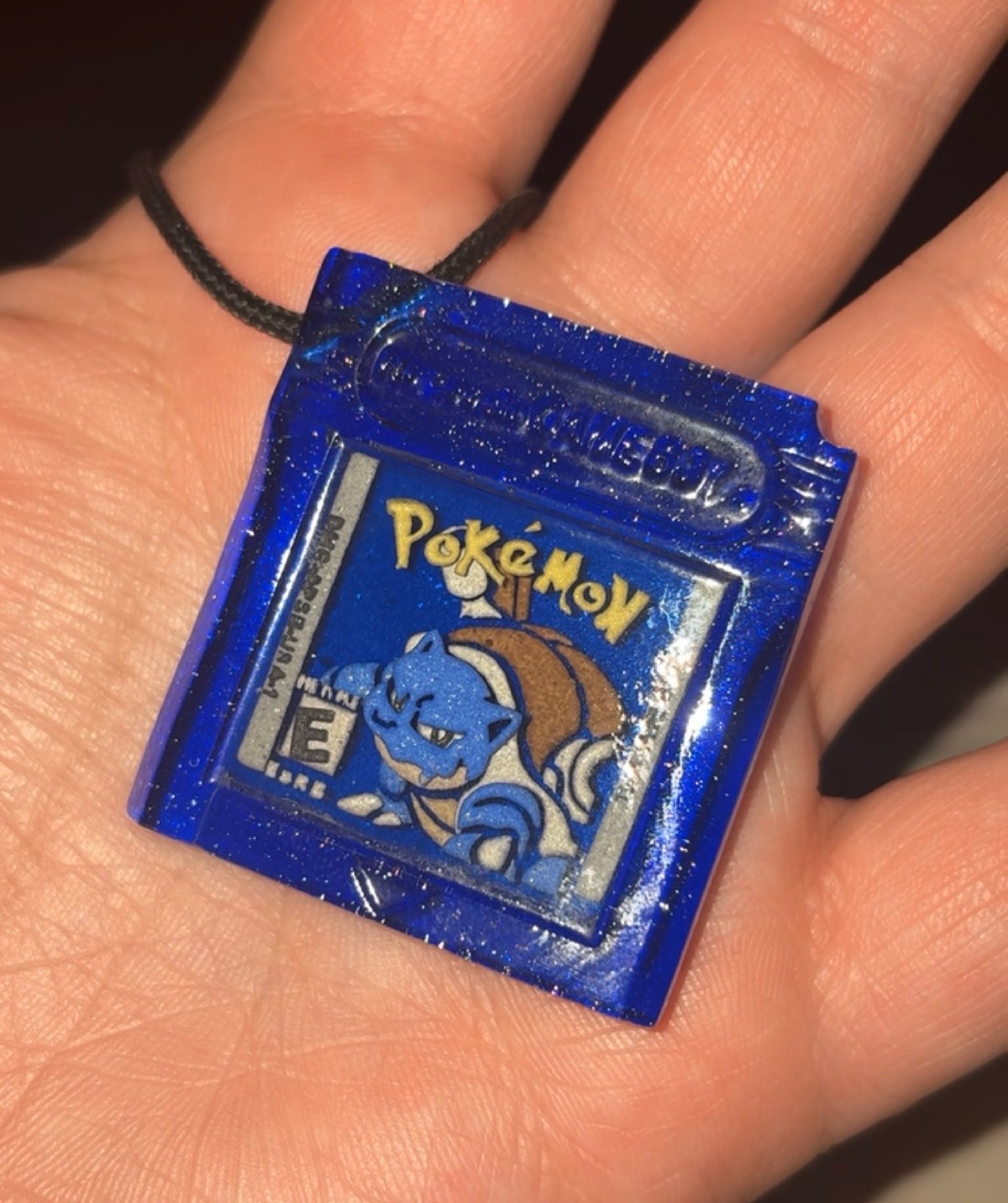 Preview pic of DarkeVitrum Pokemon Blue Cartridge Pendant!