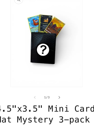 Preview pic of Gz1 x trevy metal Mystery 3 pack