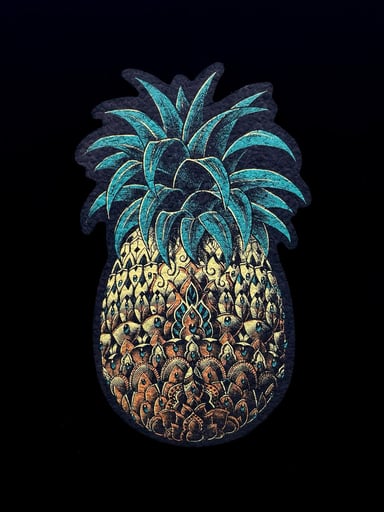 Preview pic of UV Pineapple Mat by Bioworkz x Moodmats