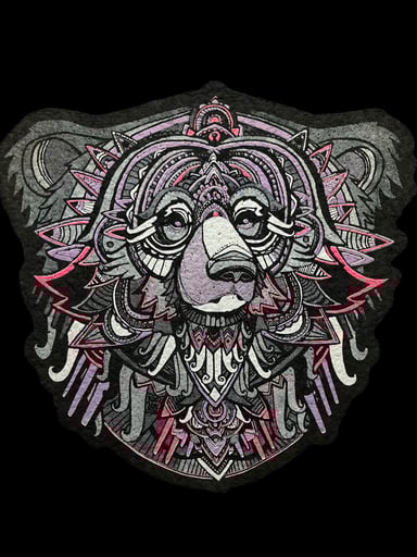 Preview pic of UV le200 Polar Sloth Bear Mat by Kooz x Moodmats