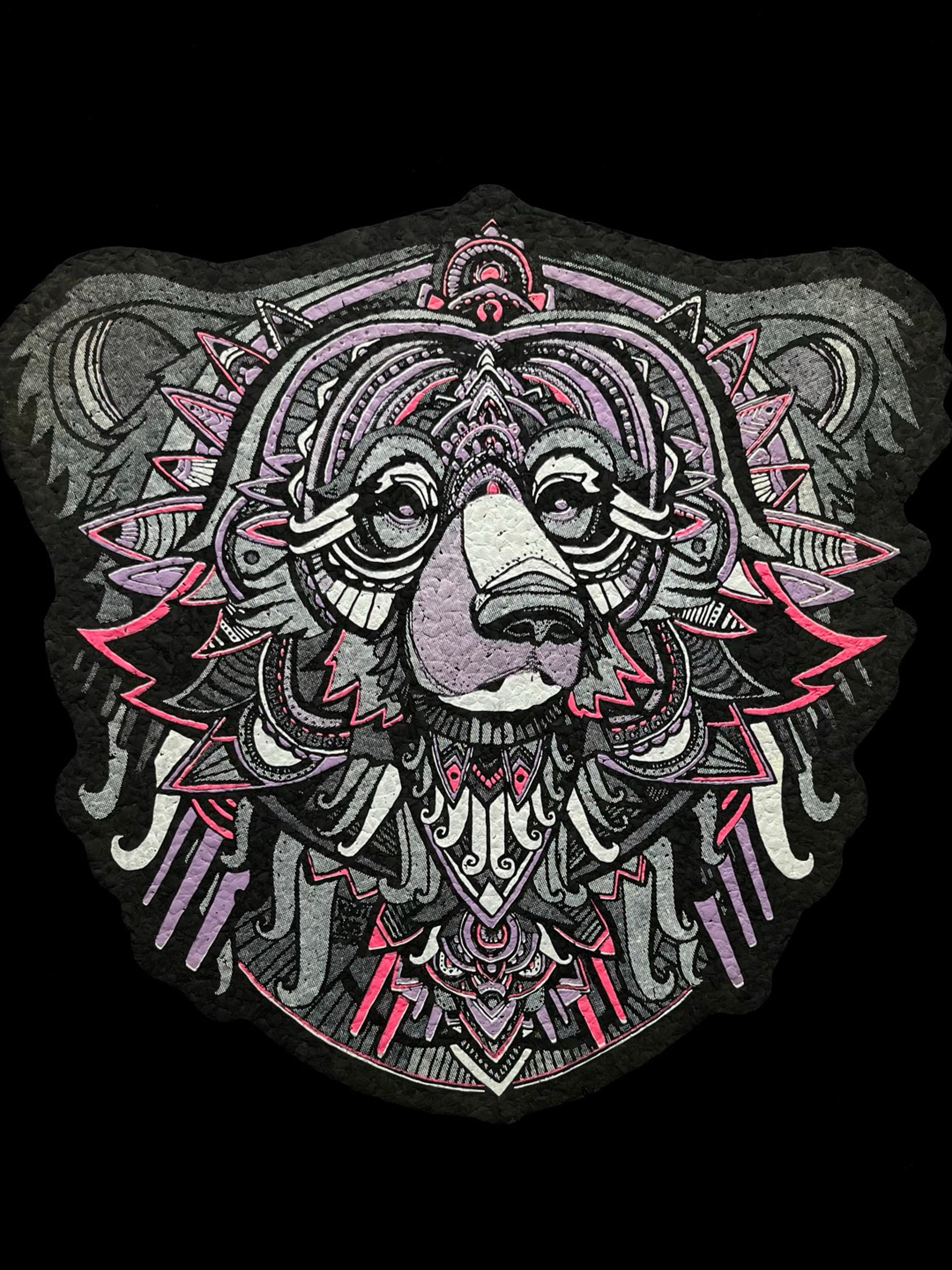 UV le200 Polar Sloth Bear Mat by Kooz x Moodmats image 0