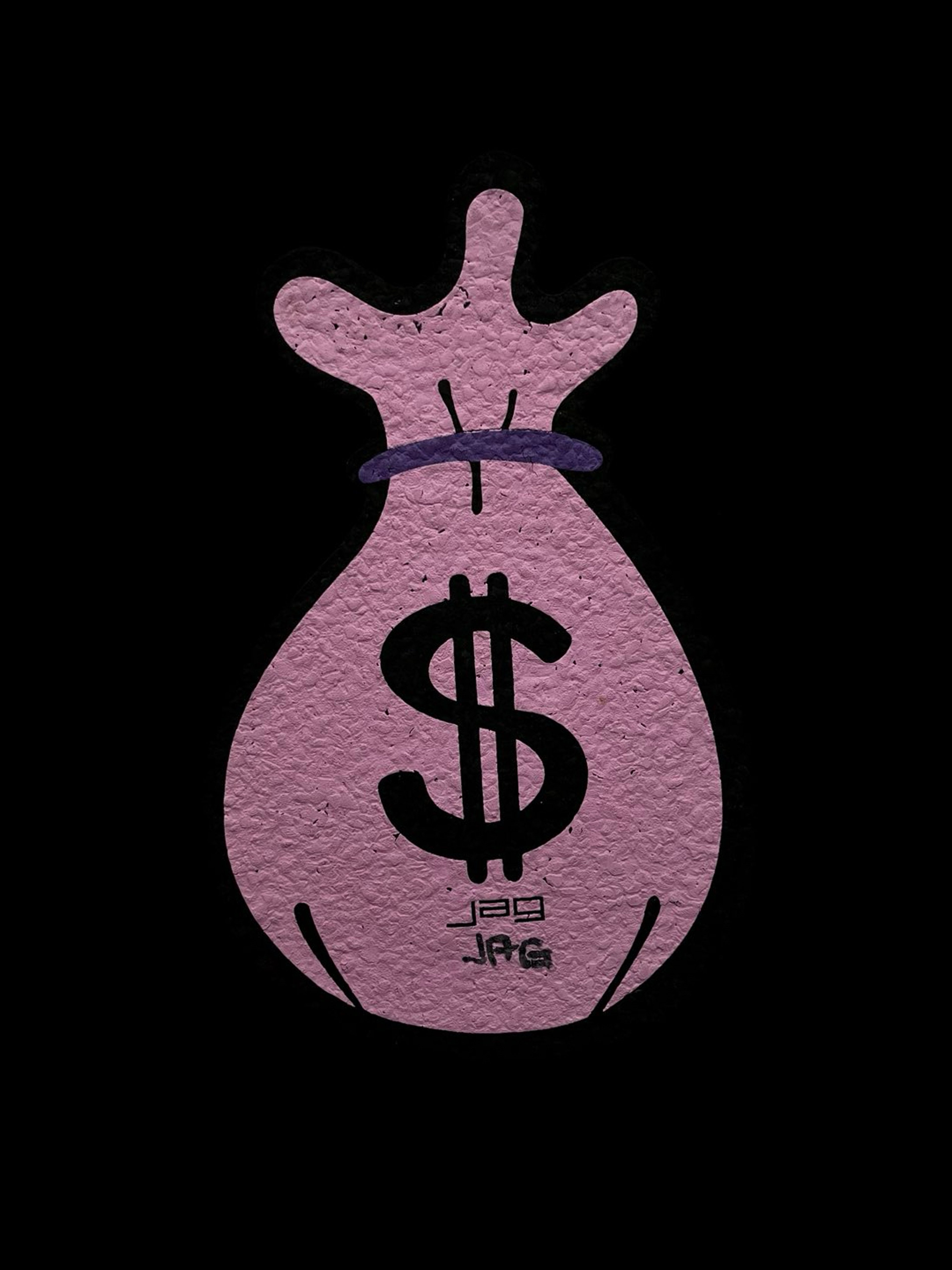 SIGNED UV Pink Swag Bag Mat by JAG x Moodmats image 0