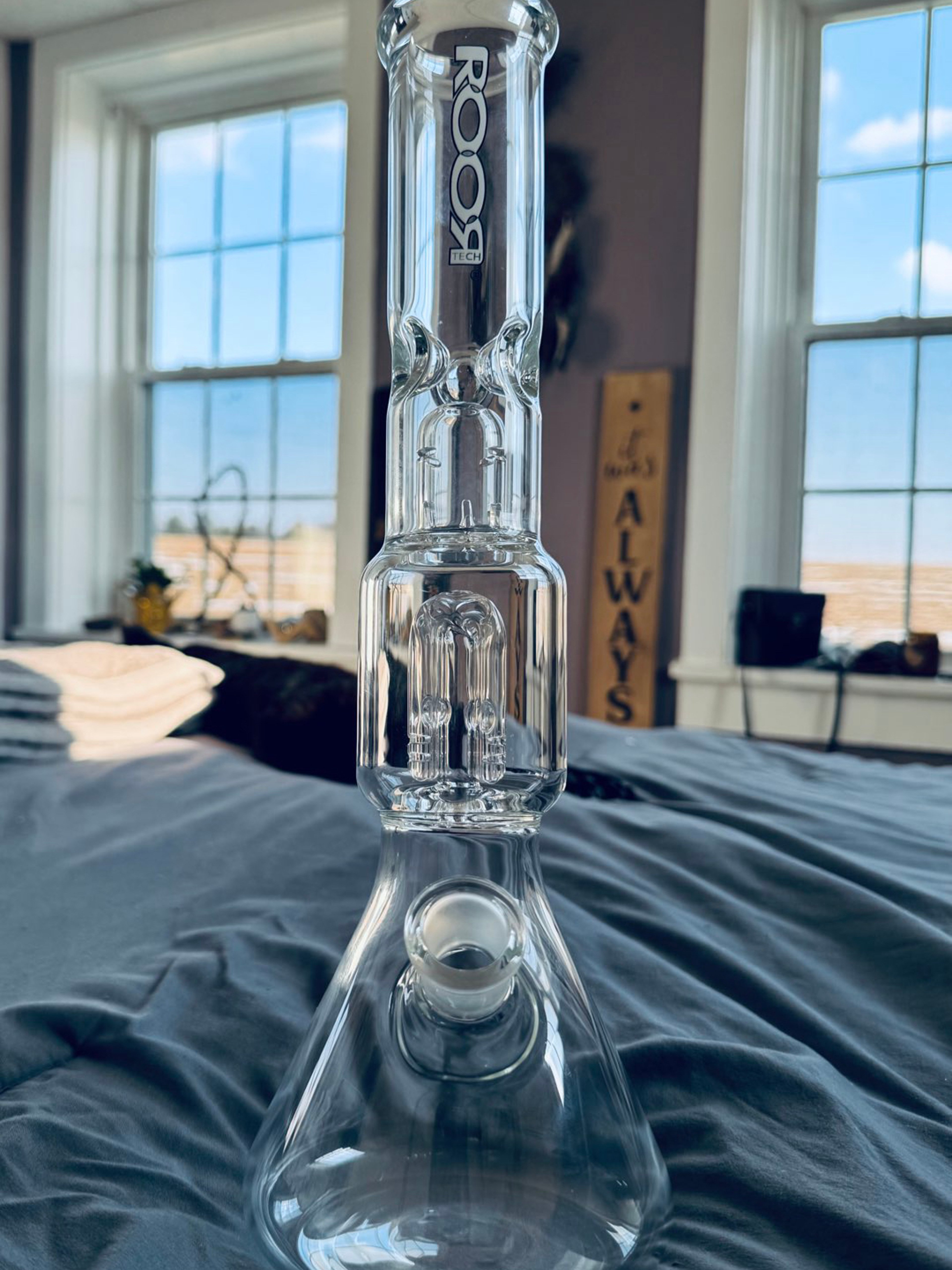 Preview pic of 🔥 14”ROOR Tech 4-Arm Tree Beaker  14mm /18mm roor stem!🧐🔥
