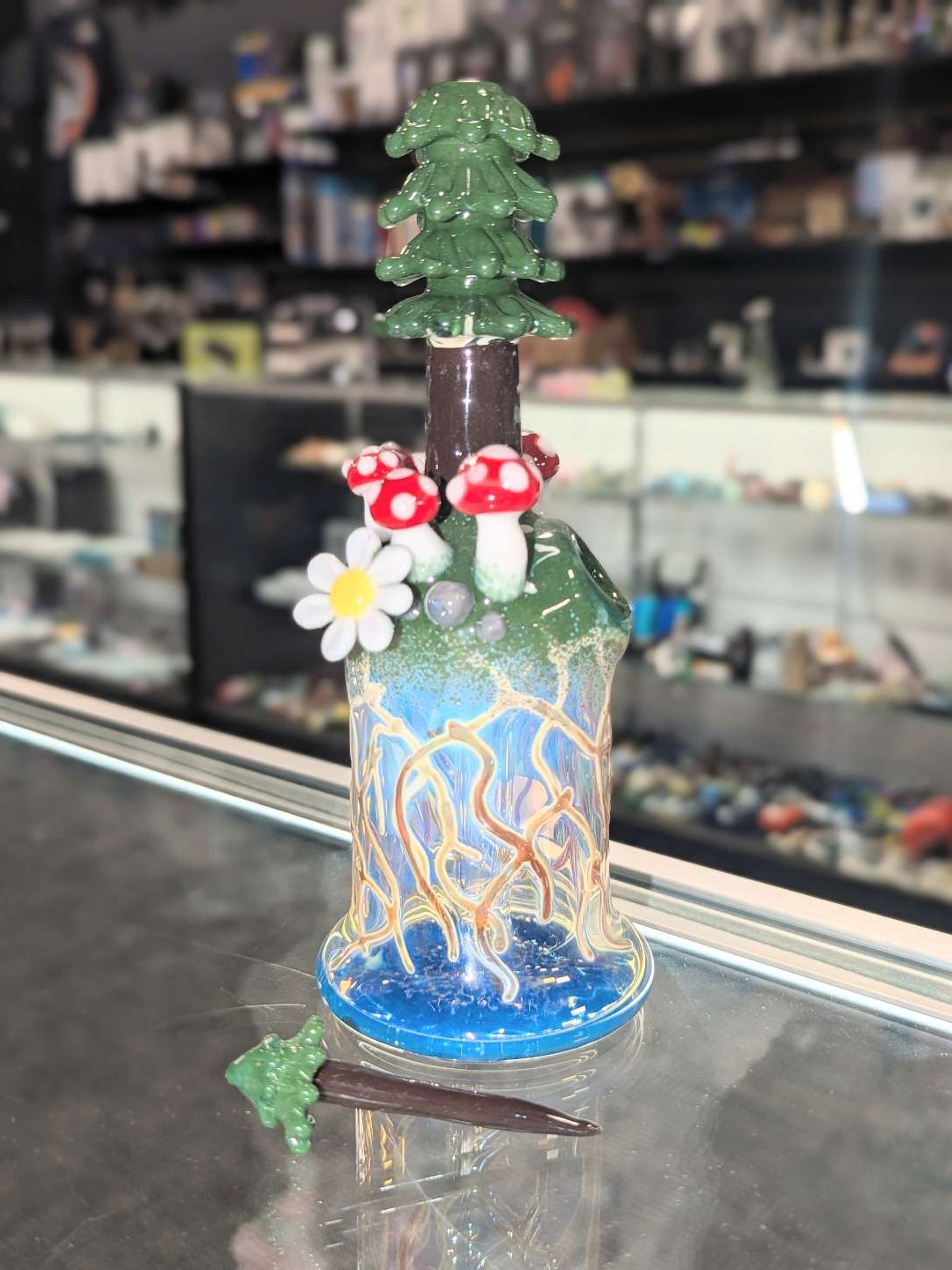 Preview pic of 7.5" Tree Forest Rig 10mm - Los1 Glass