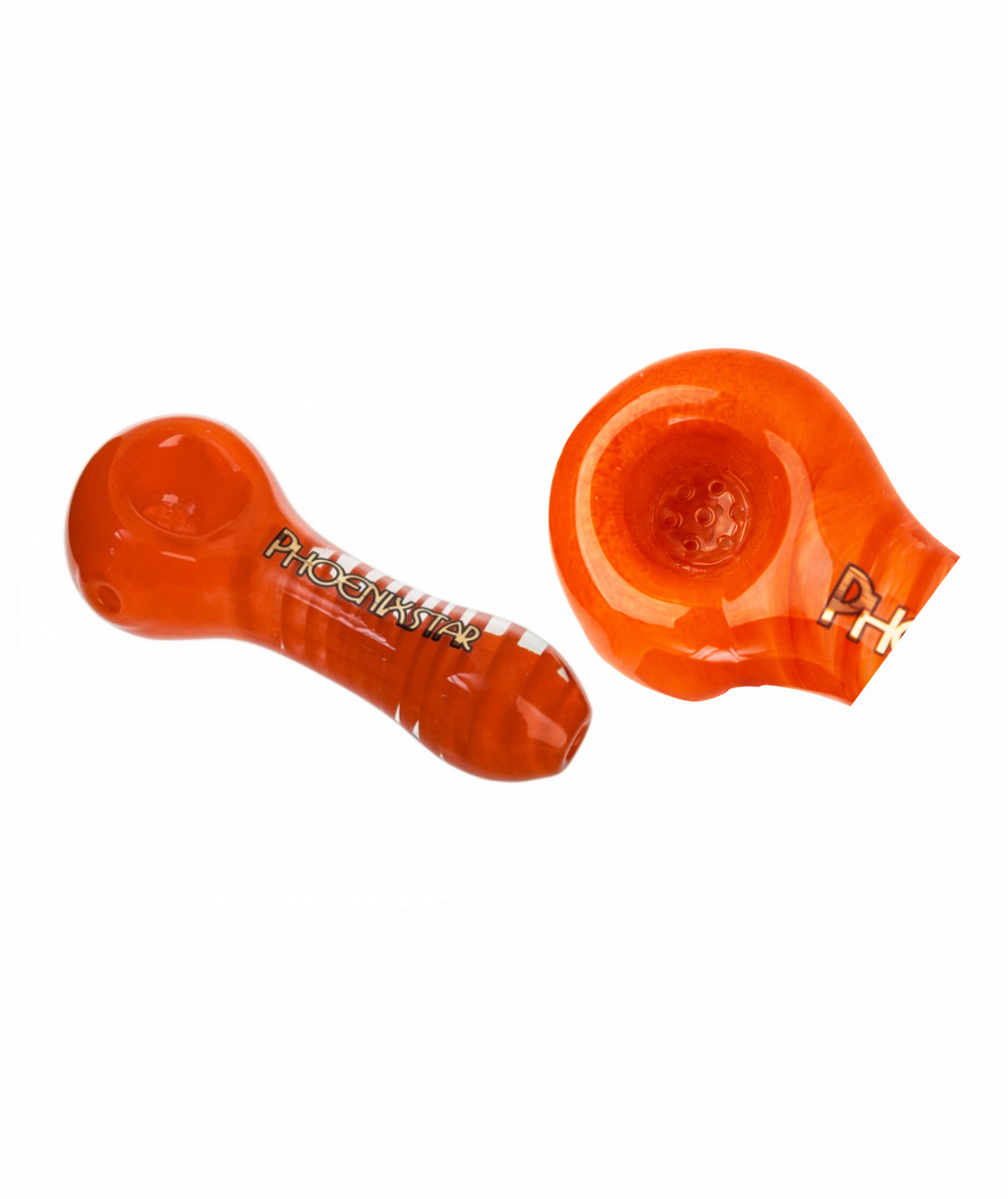 Preview pic of 4" Spoon Pipe w/ 7-Hole Honey Comb Screen