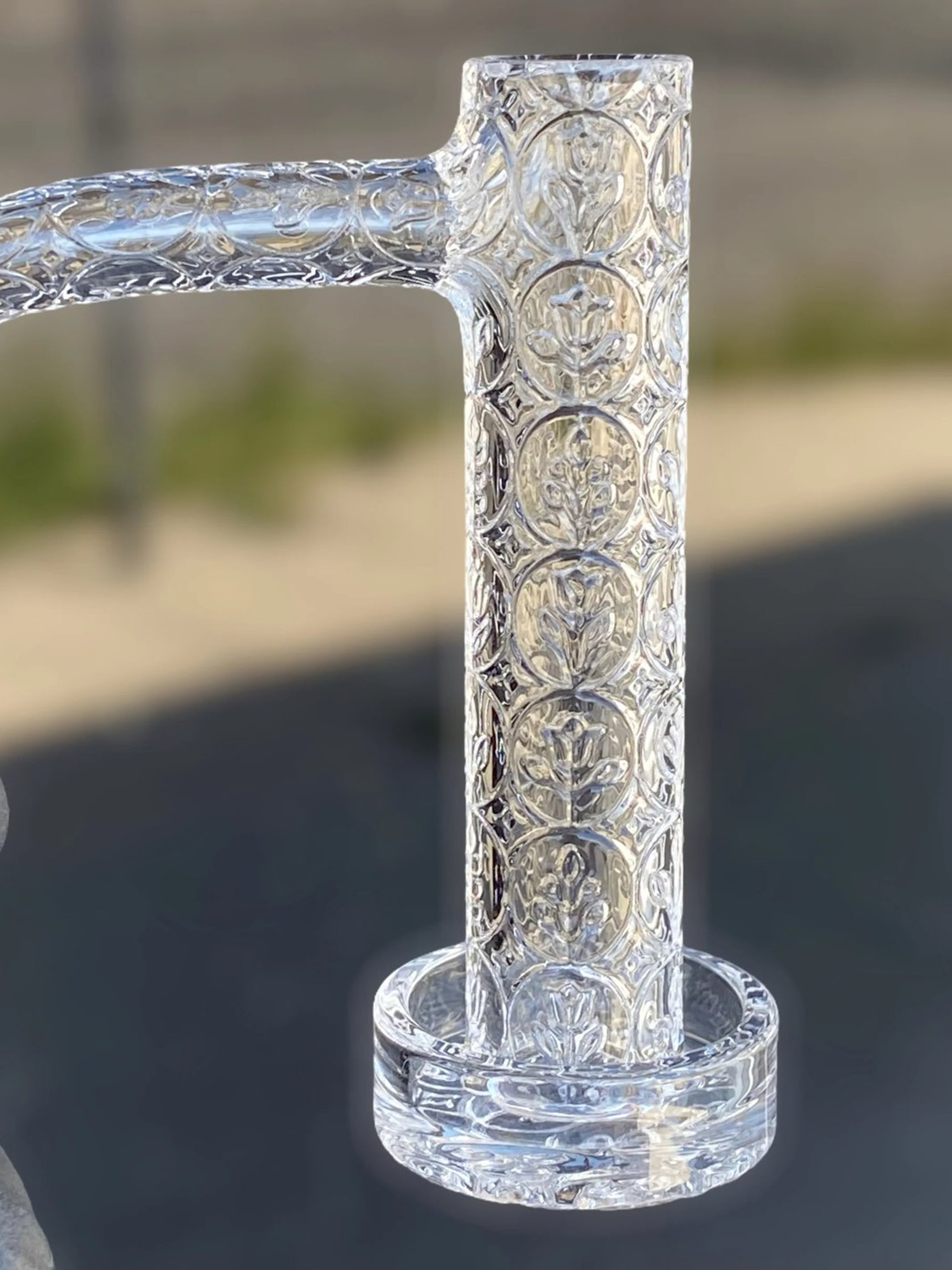 Preview pic of 10/90 Gee West 16mm Engraved XL Tower Quartz Banger