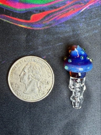 Preview pic of Puffco 3DXL joystick Amber Purple Ion UV