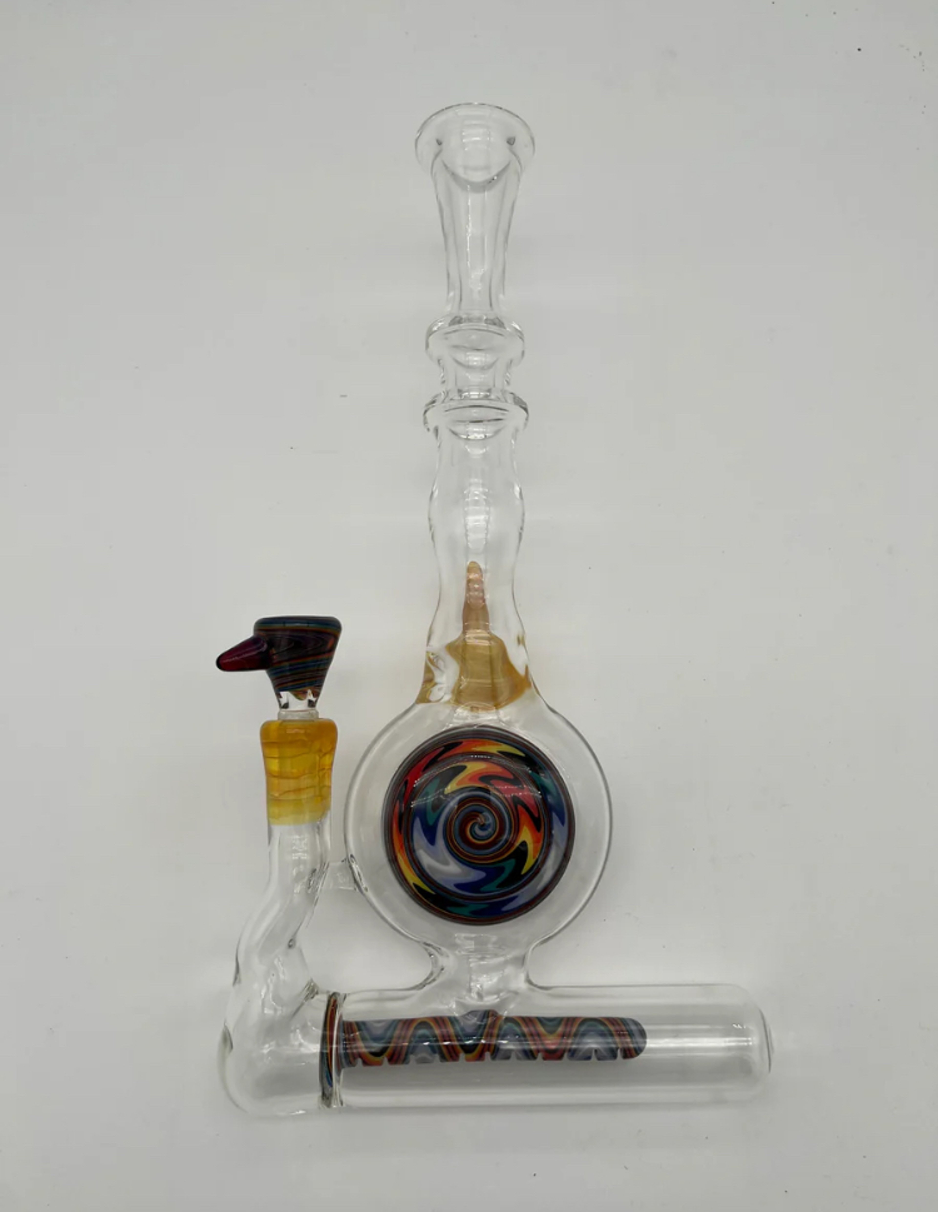 Preview pic of PJ 401 Glass Rainbow Large Lay Down Inline