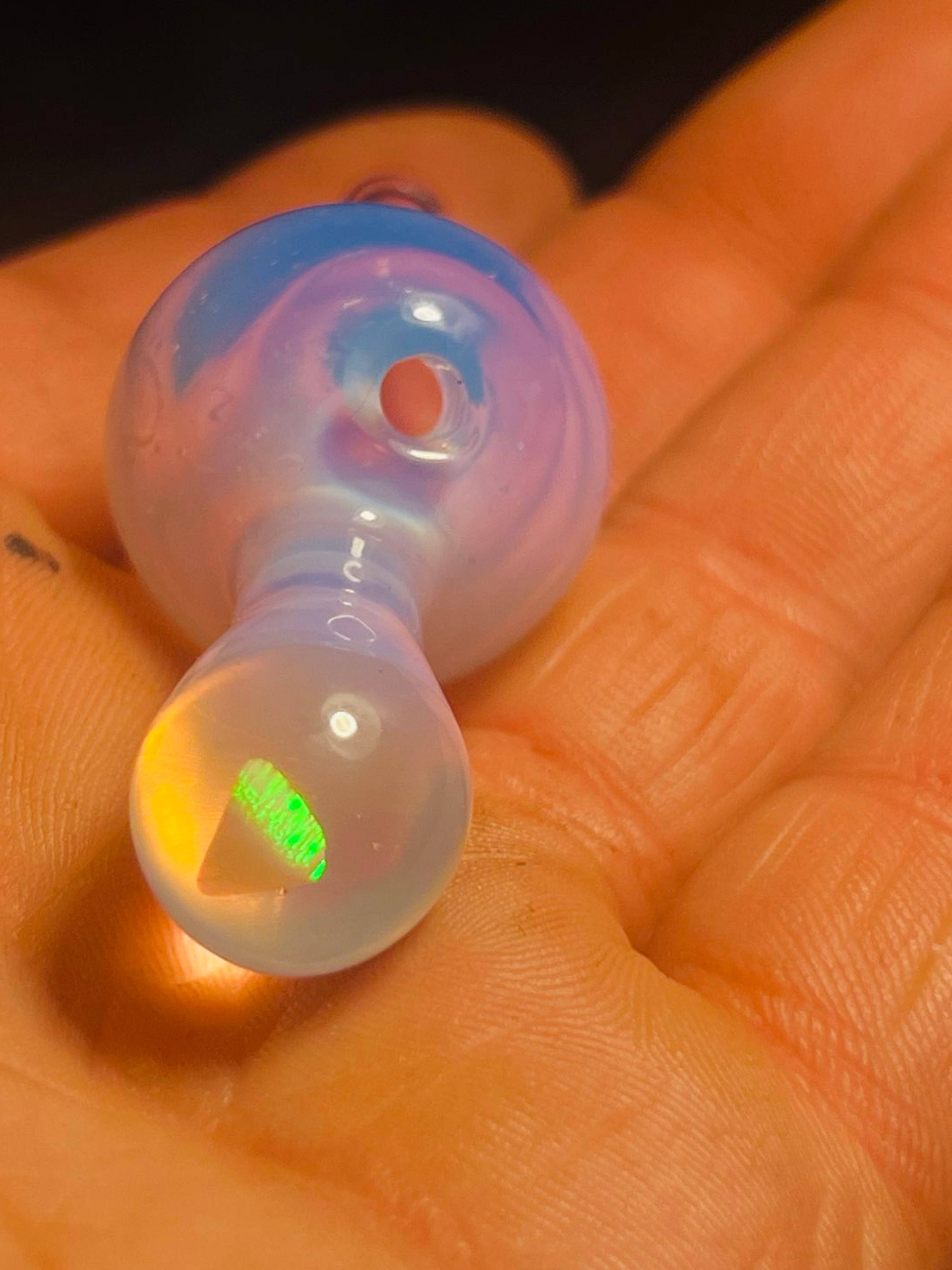 Lucid bubble cap with encased Opal CFL image 0