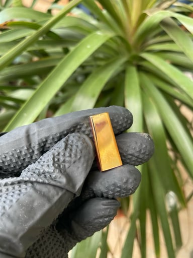 Preview pic of Tapered gold square filter tip