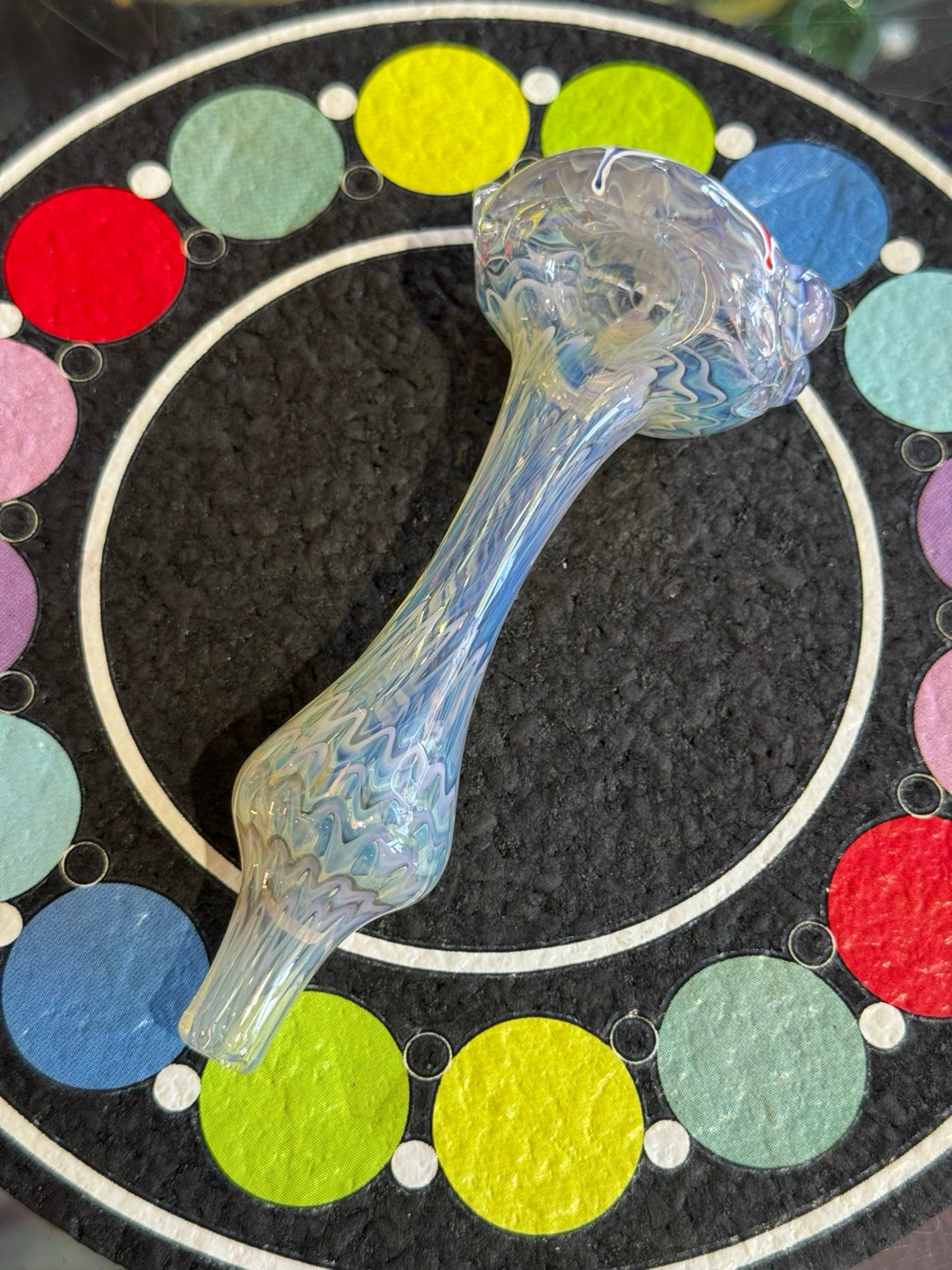 Preview pic of Cherry City Glass Flower Cap Spoon
