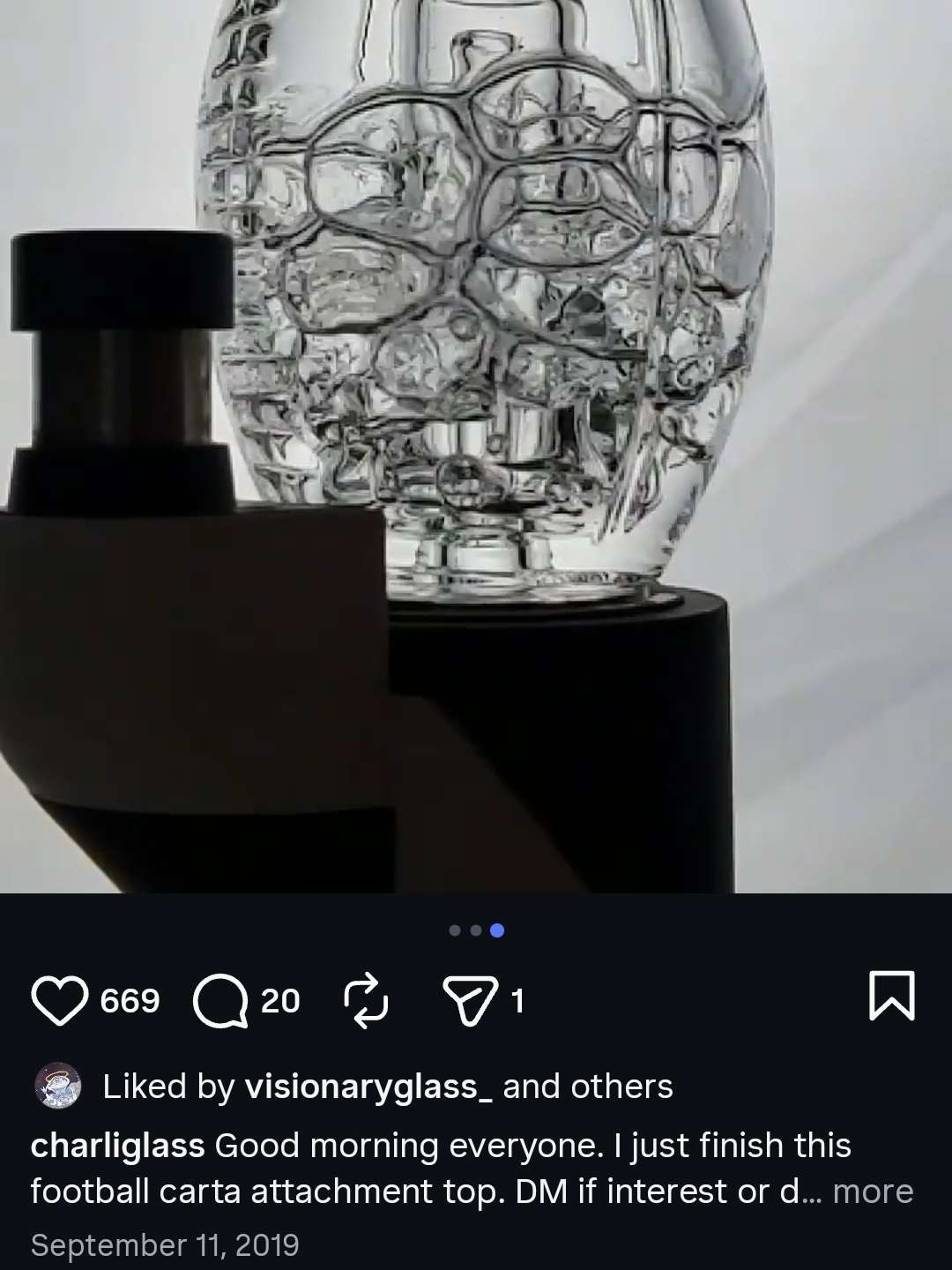 Preview pic of ​🔥 Charli Glass Clear Football Top for Focus V Carta / Carta 2 (2019)