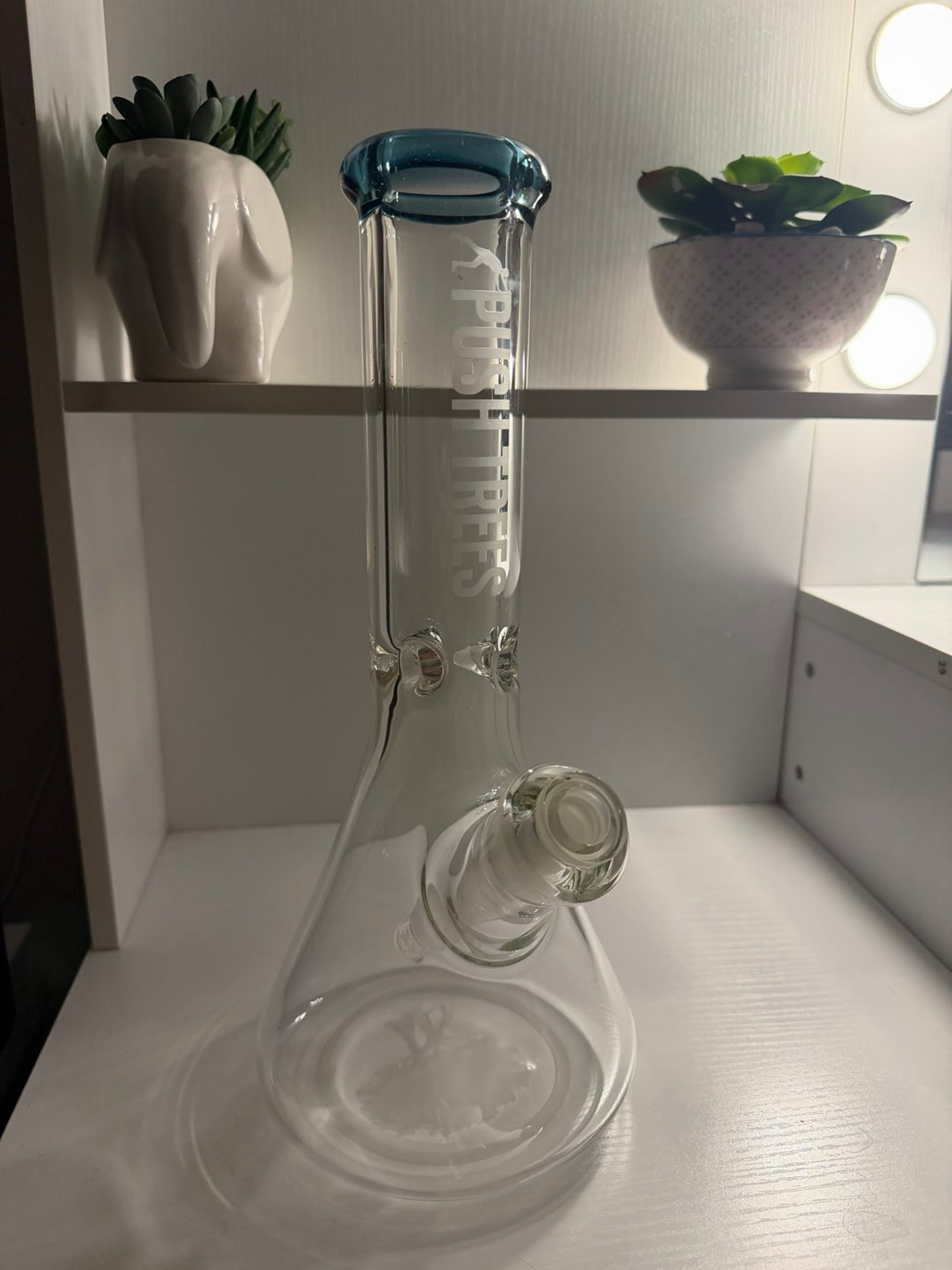 Preview pic of 14” dope as yola/push trees beaker bong (blue)