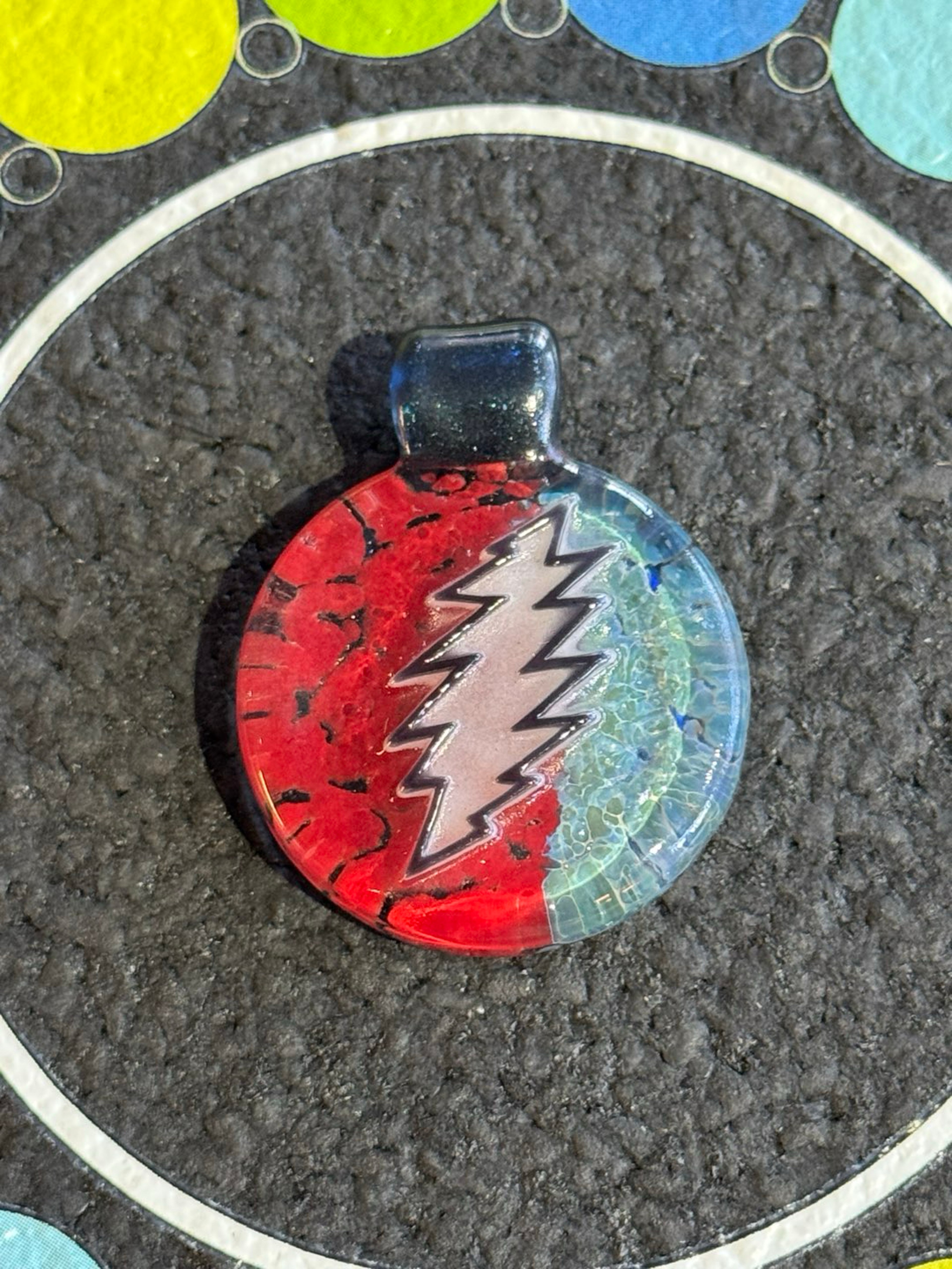 Blurd Glass Grateful Dead Pendant image 0