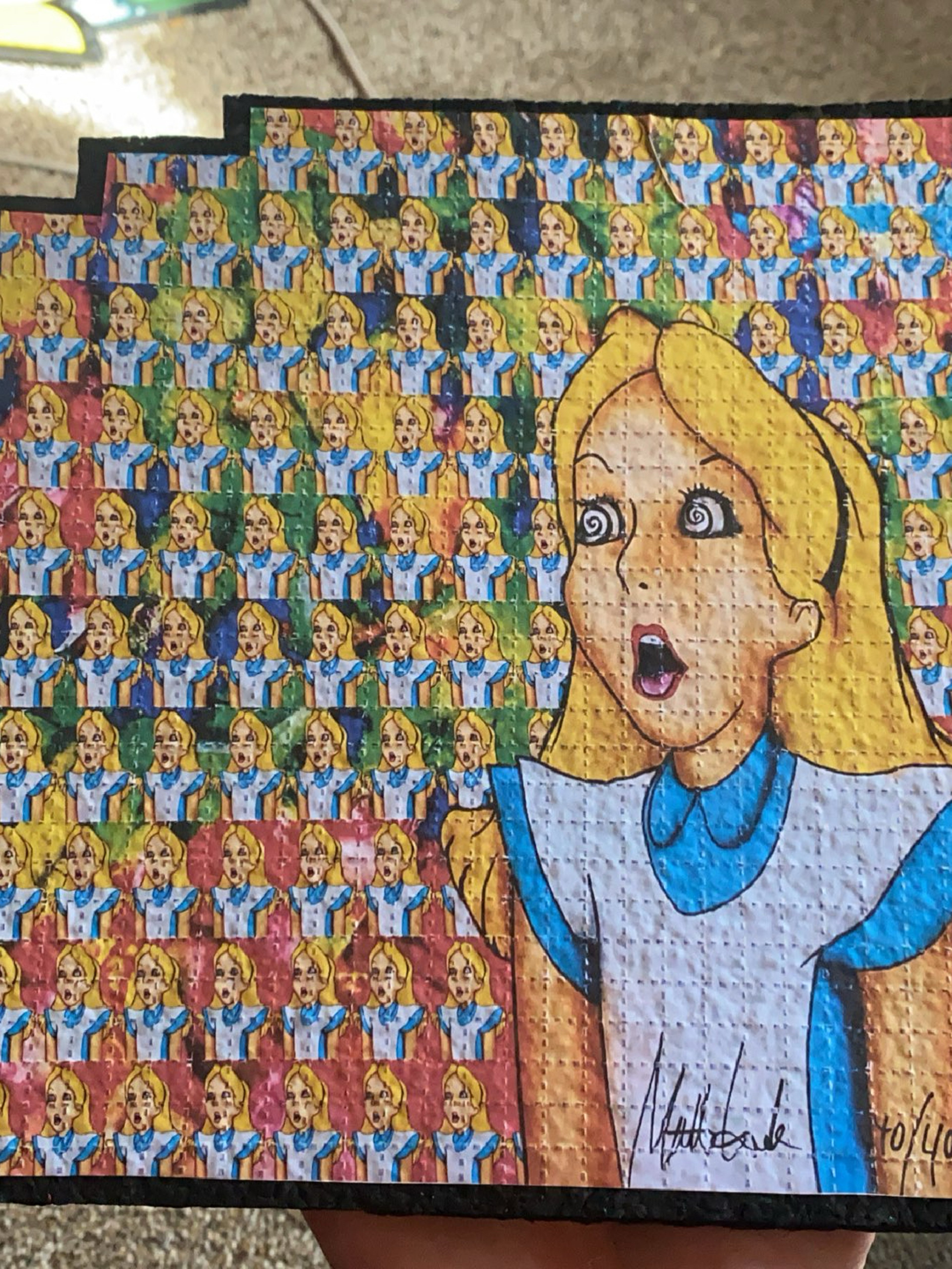 Alice blotter art  dabmat image 0