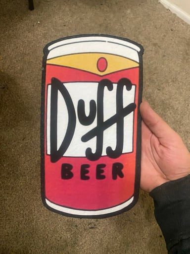 Preview pic of Duff beer mat