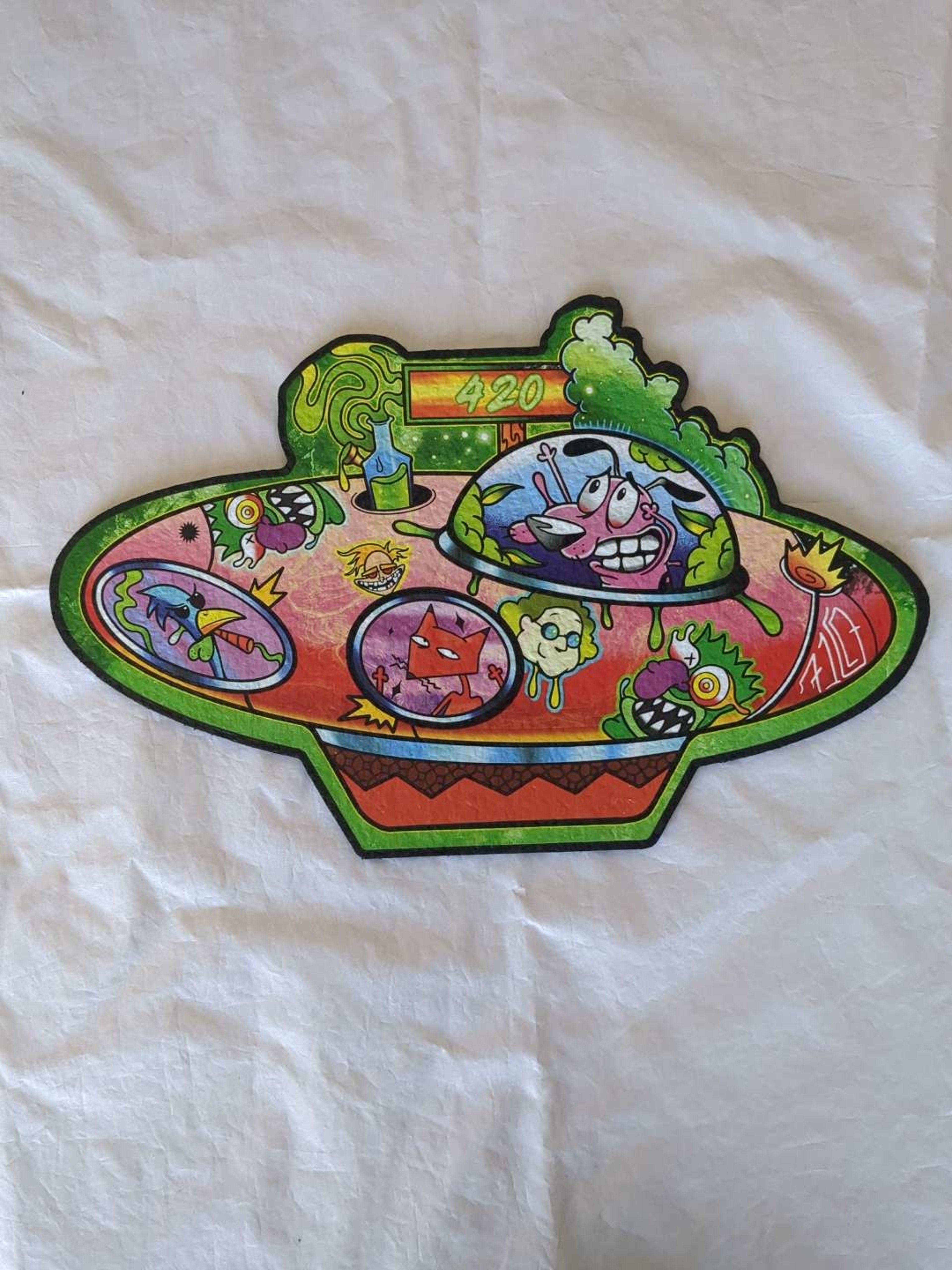 Preview pic of Courage The Cowardly Dog MoodMat by DMC (Whatnot Exclusive)