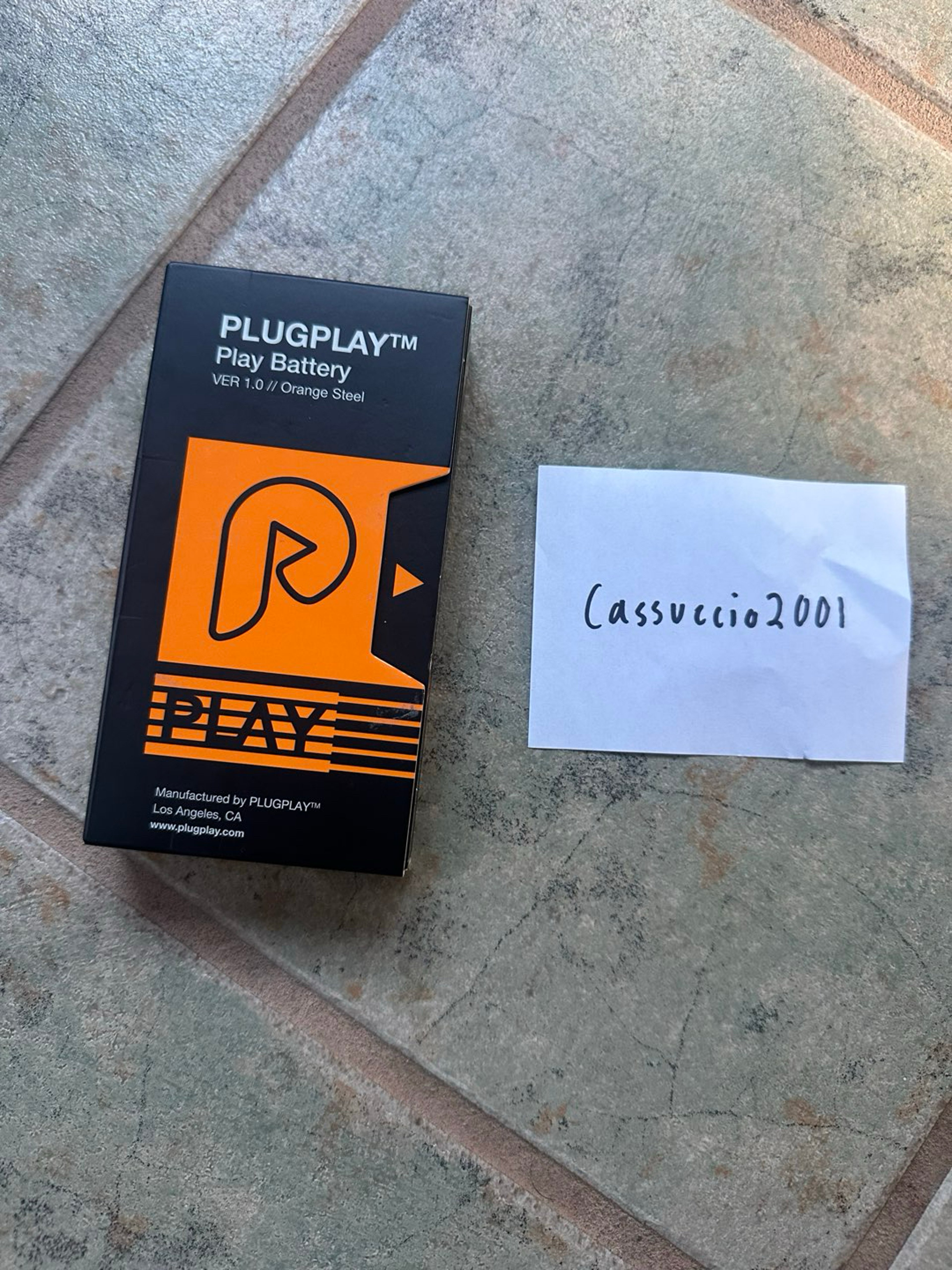 Preview pic of Plugplay play battery orange steel Like new