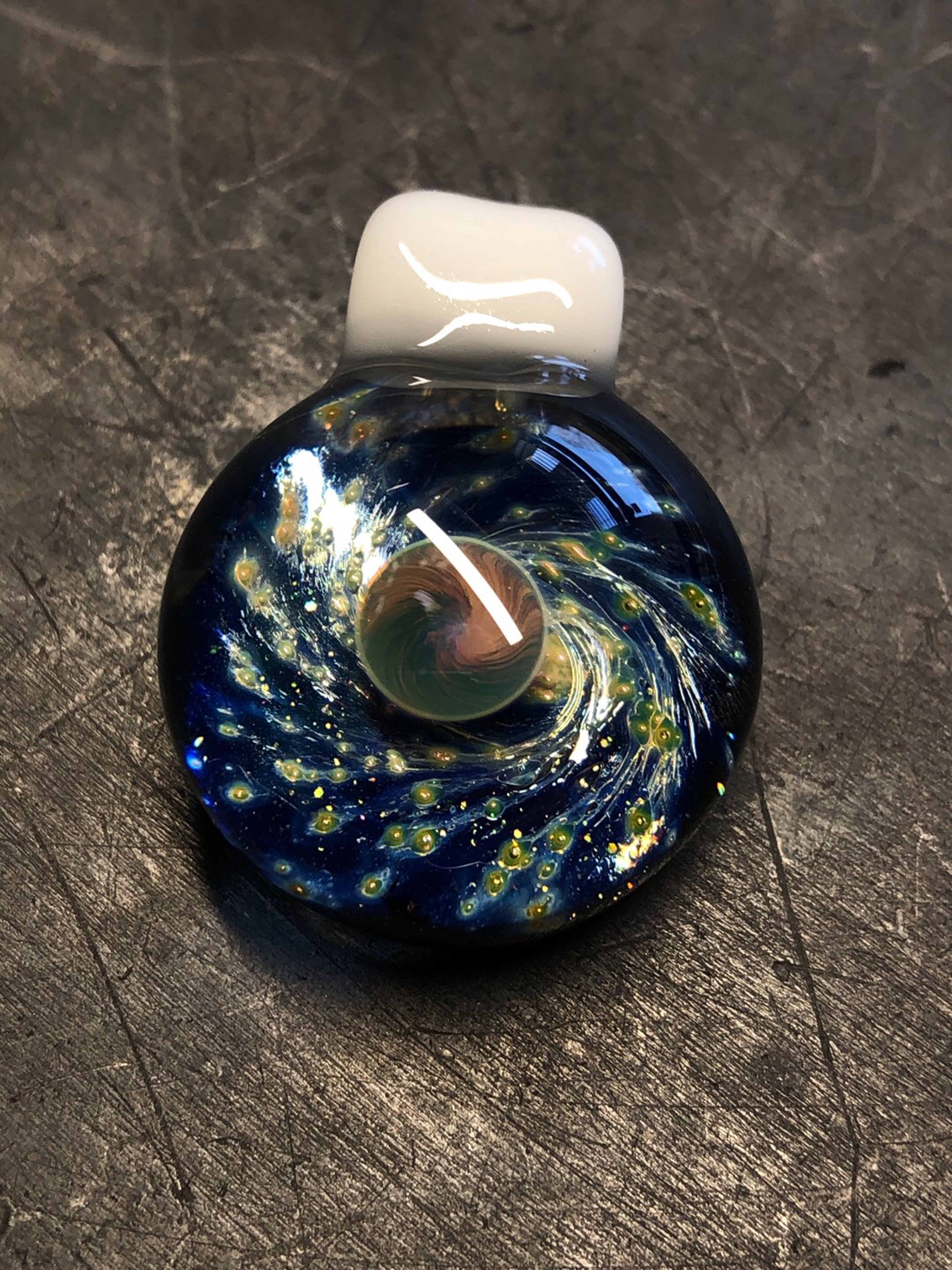 Floating planet space pendent image 0