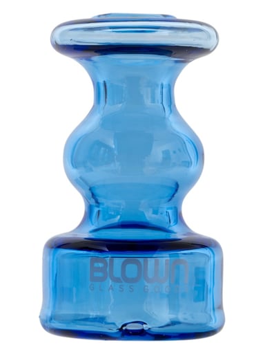Preview pic of Puffco Peak Dry Top by Blown Glass Goods - Apex -  Blue (new in box)