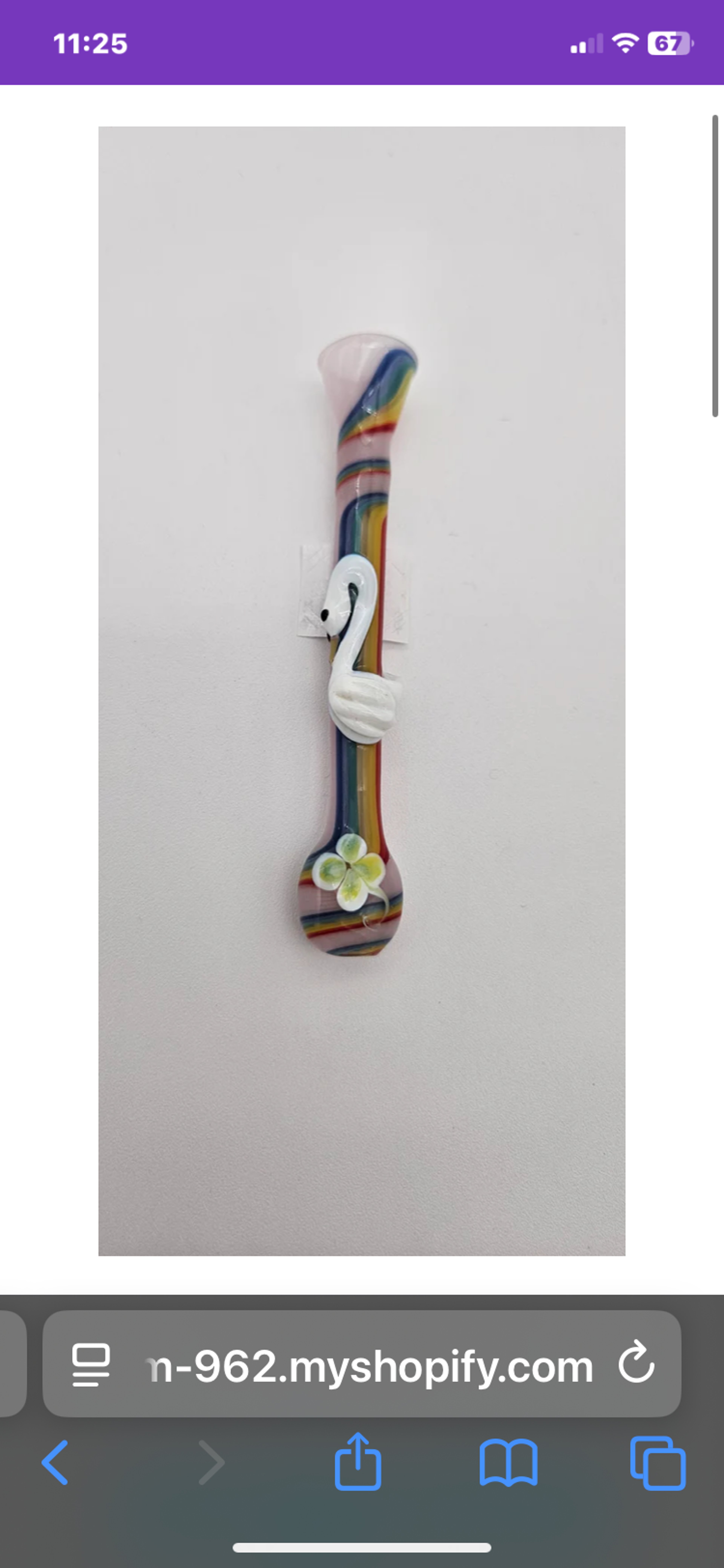 Preview pic of Jem Glass Goose Chillum