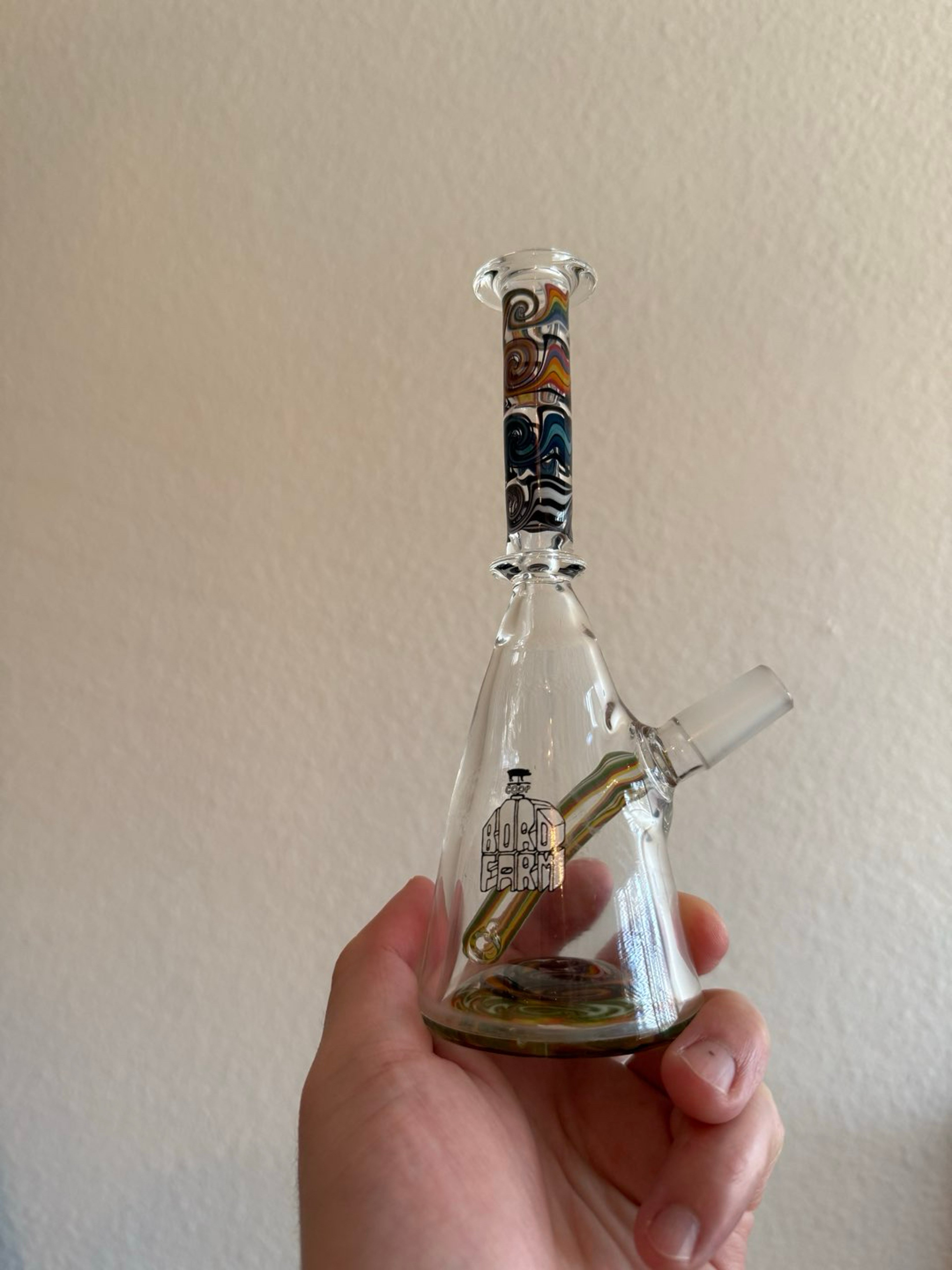 Preview pic of Boro Farm Wig Wag Mini Rig - 14mm Male