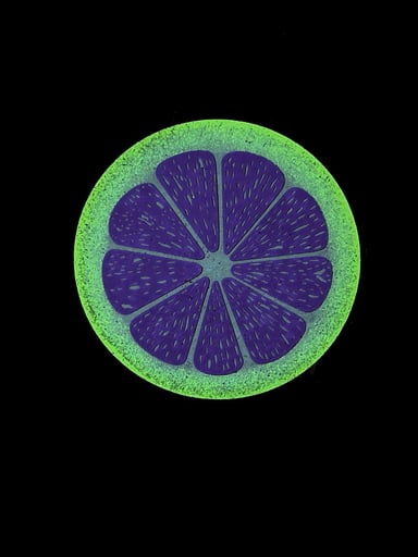 Preview pic of UV Lime Grape 8” Mat by Lyons Glass x Moodmats