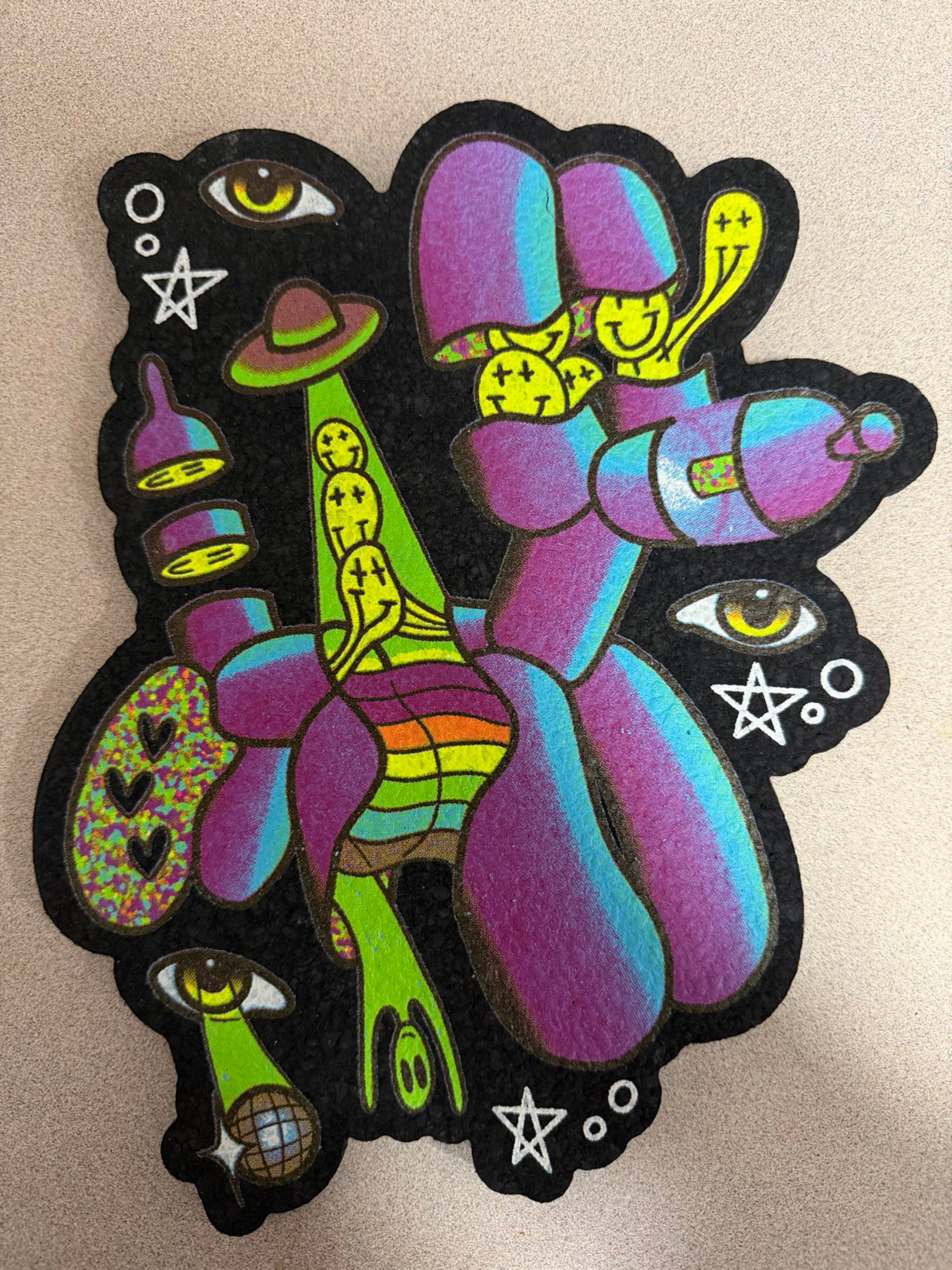 Preview pic of Blitz Moodmat from his show in nj