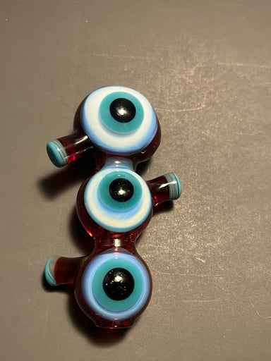 Preview pic of 3 eyed spoon pipe