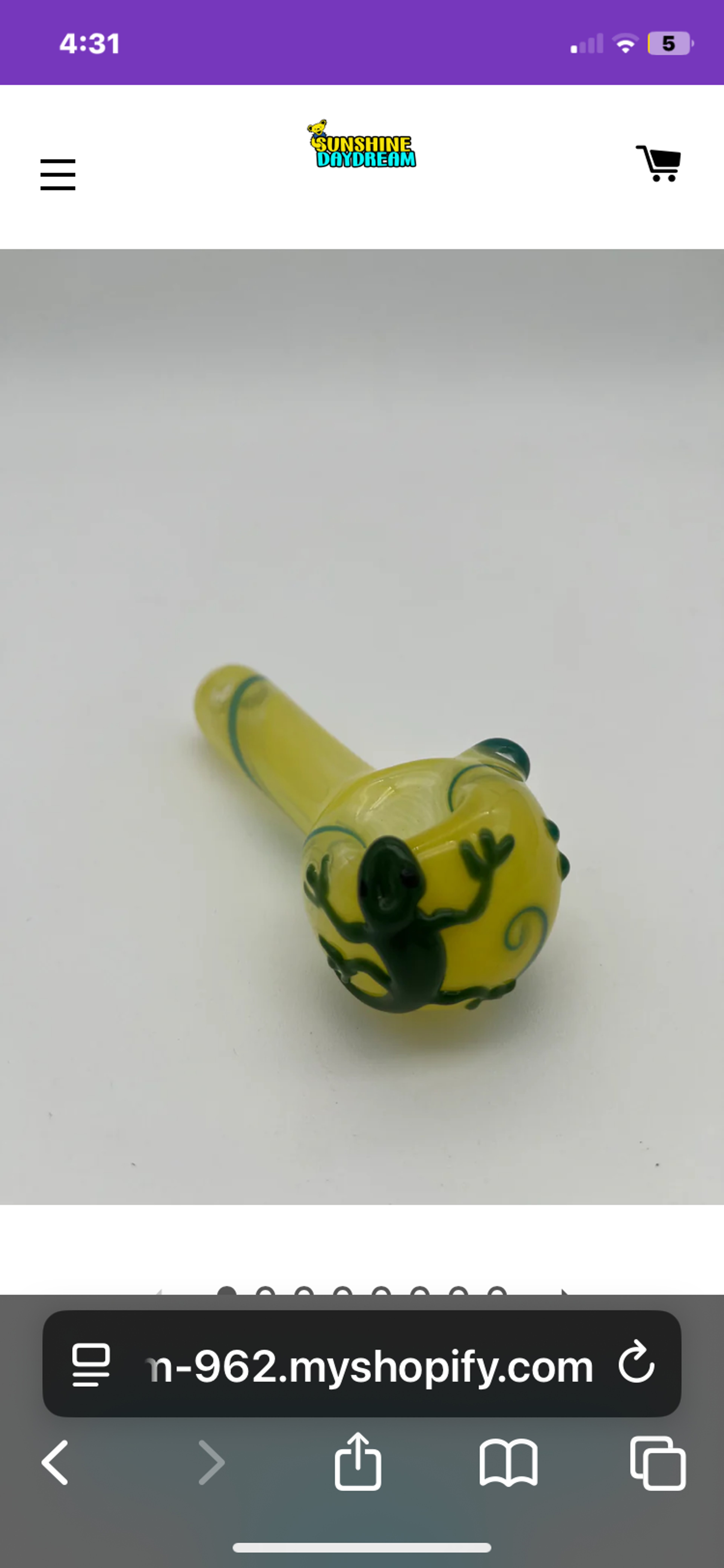 Preview pic of Kristi Conant Lizard Dry Pipe