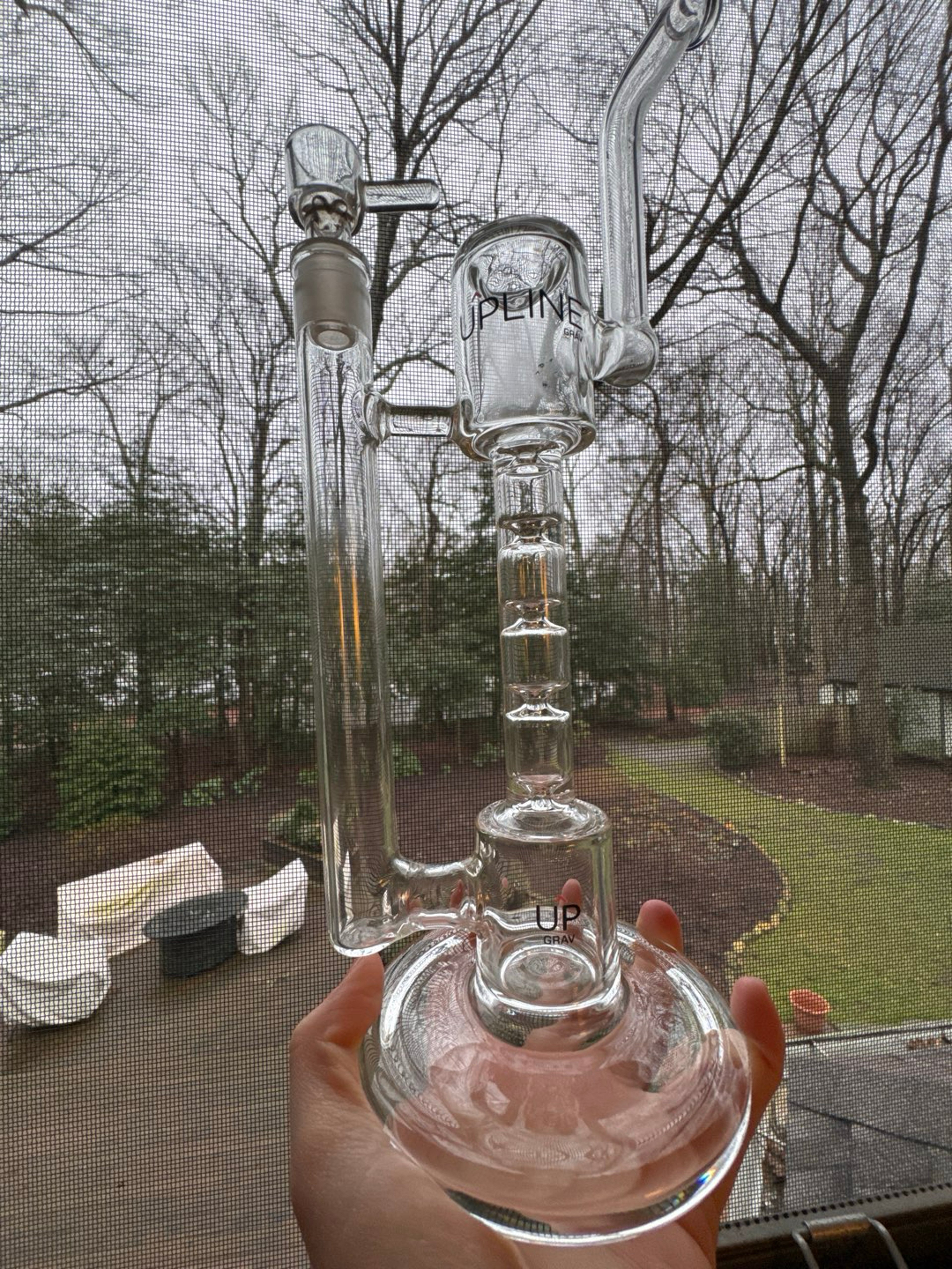 Grav UPLINE Bamboo Vertical Bong image 0