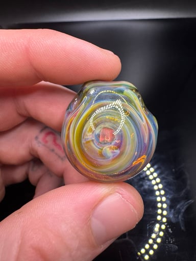 Preview pic of Tie dye sky opal pendant