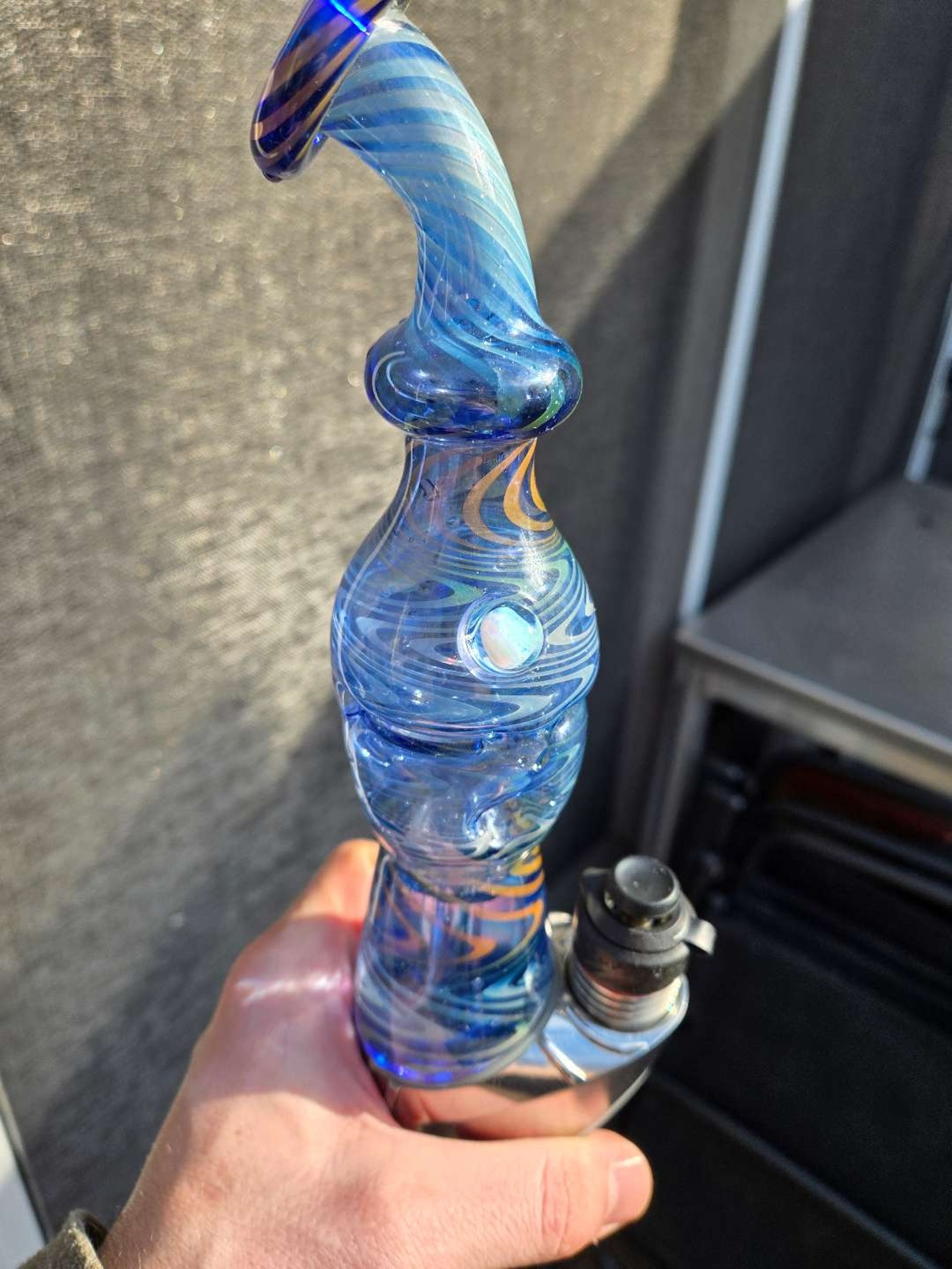 Eternal Flameworks Puffco Peak Top - Fab Egg + Opal - Fumed Fumetech GREAT FUNCTION! image 0